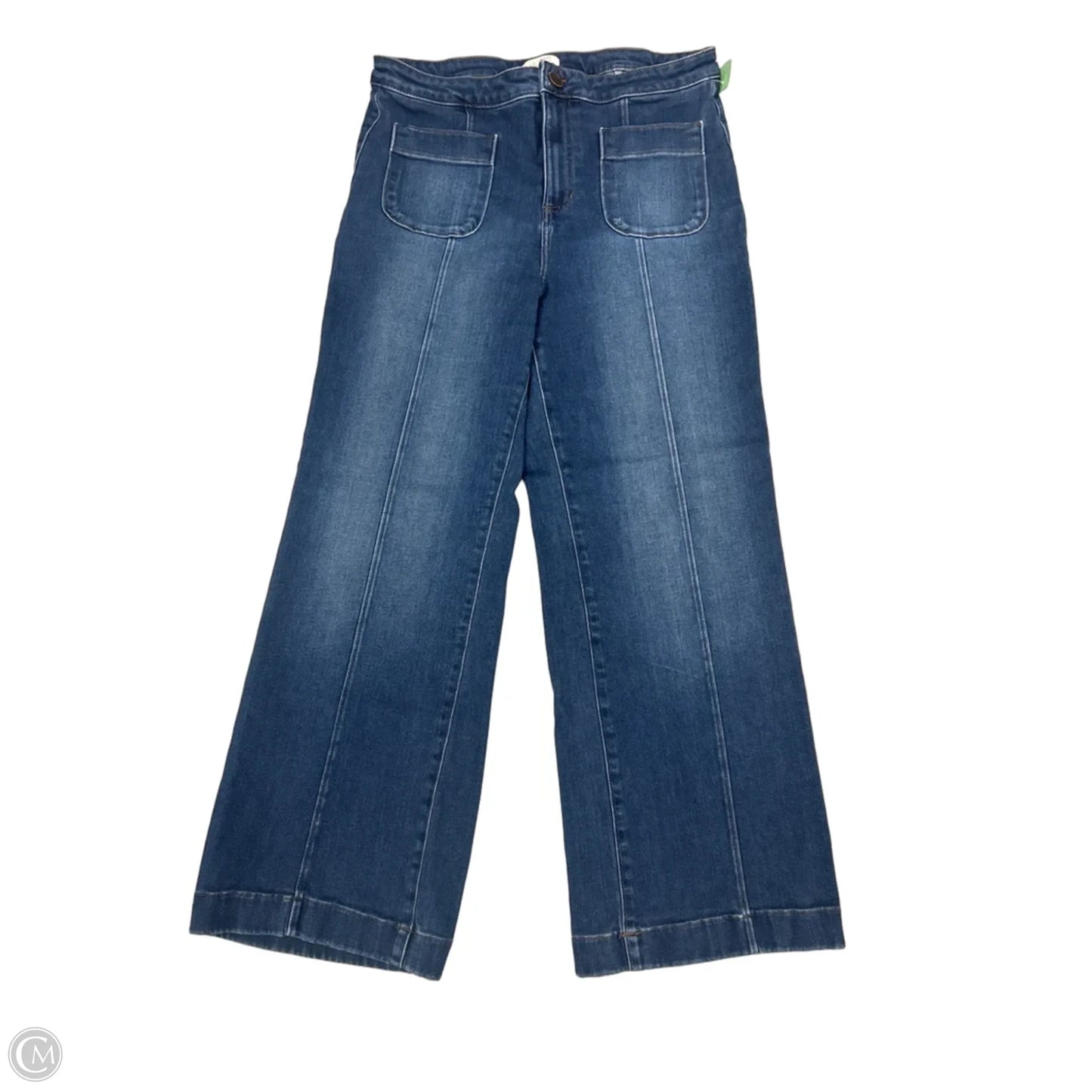 Jeans Wide Leg By Lc Lauren Conrad In Blue Denim, Size: 16