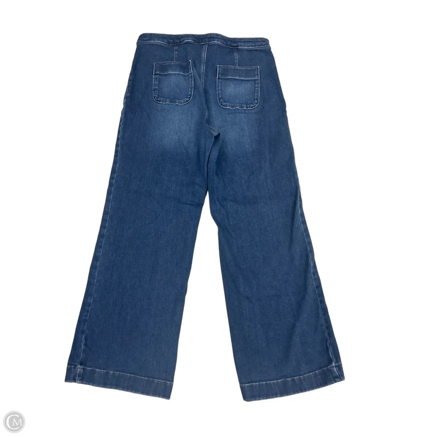Jeans Wide Leg By Lc Lauren Conrad In Blue Denim, Size: 16