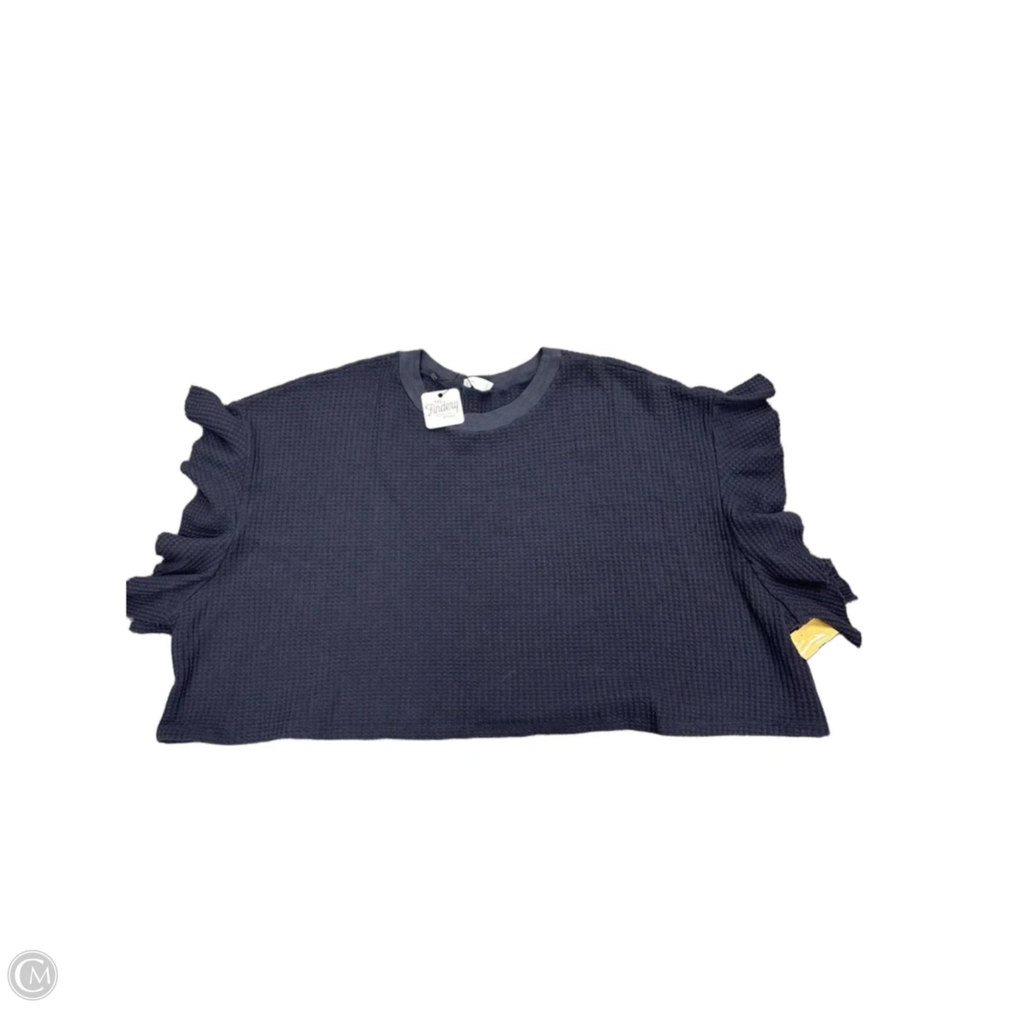 Top Short Sleeve By Cmc In Navy, Size: M