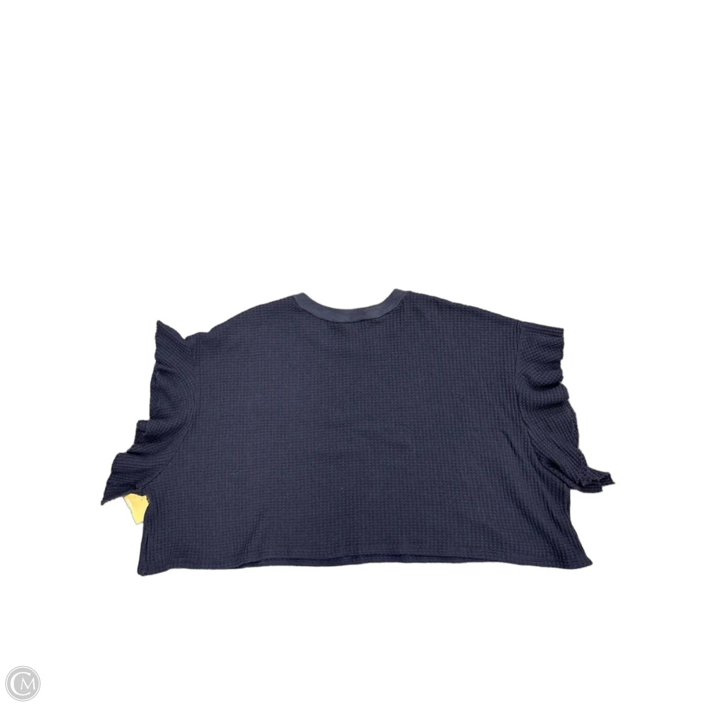 Top Short Sleeve By Cmc In Navy, Size: M
