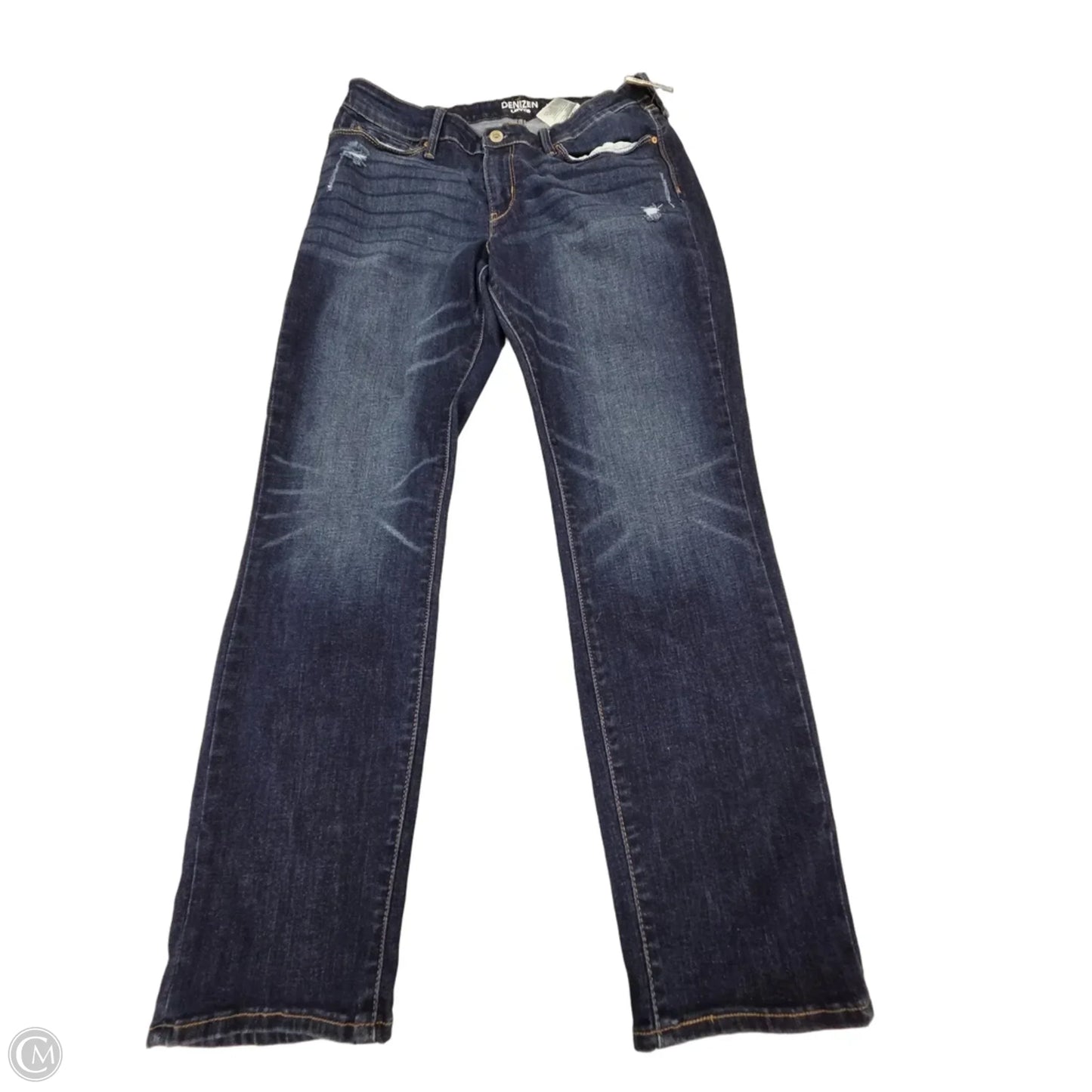 Jeans Skinny By Denizen By Levis In Blue Denim, Size: 12