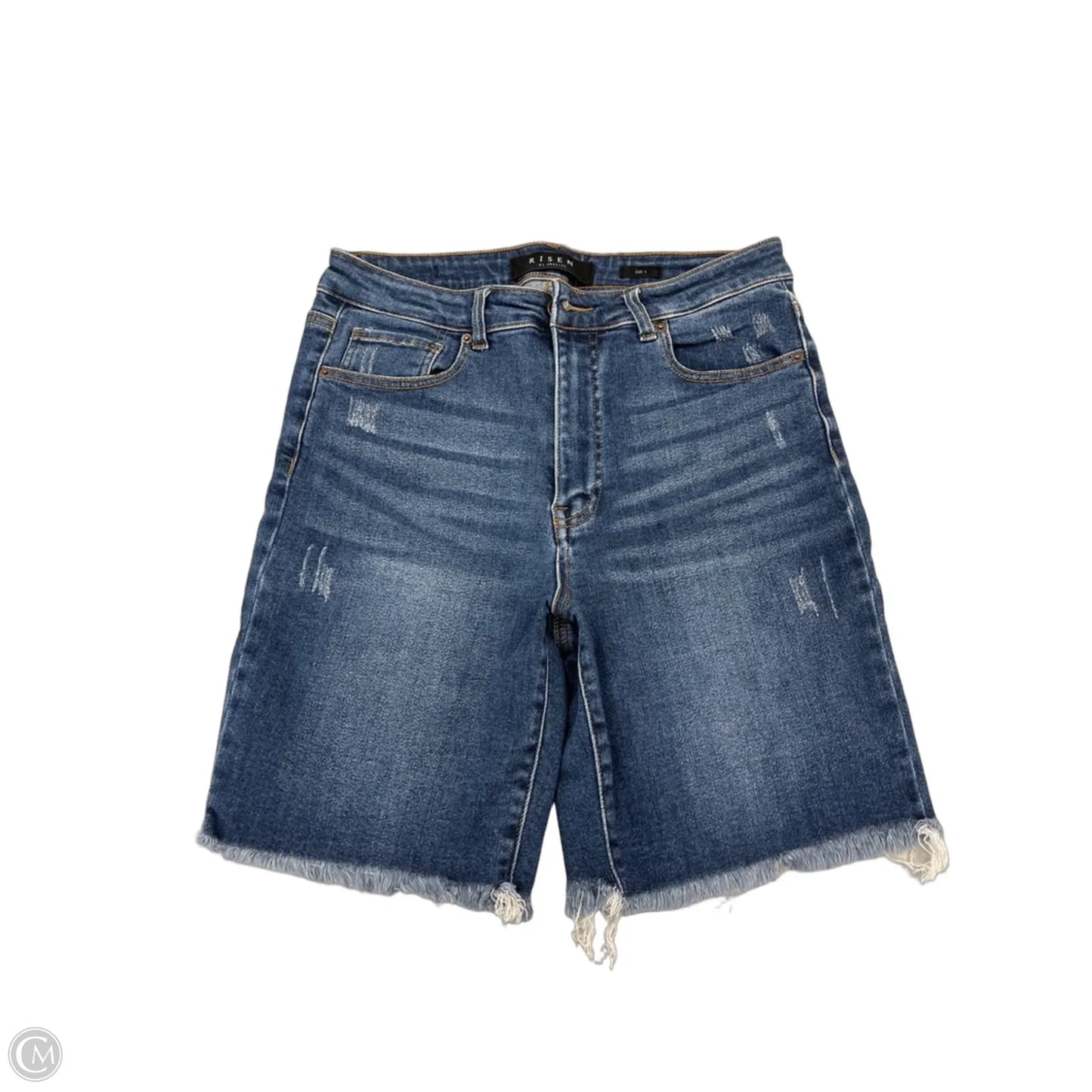 Shorts By Risen In Blue Denim, Size: L