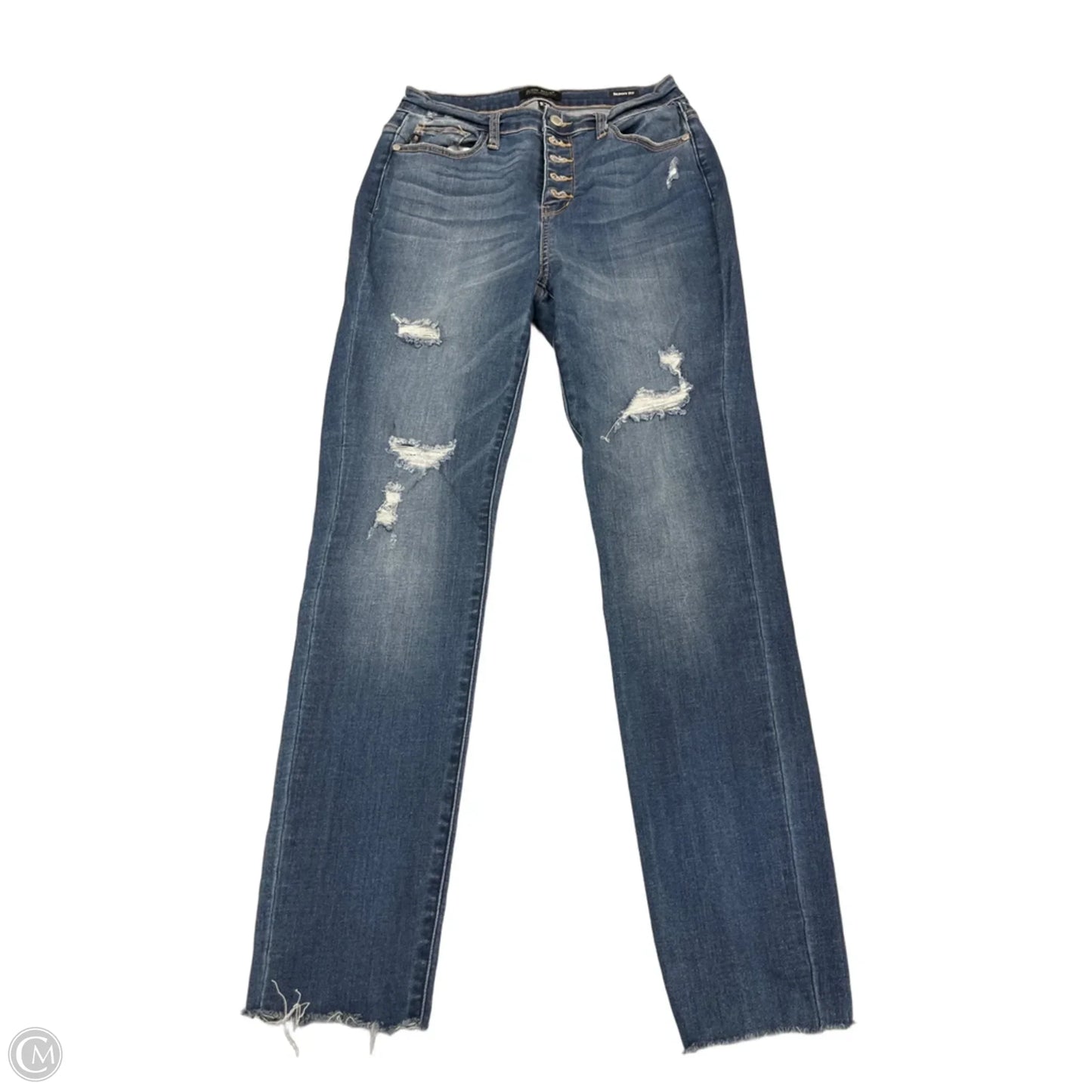 Jeans Skinny By Judy Blue In Blue Denim, Size: 8
