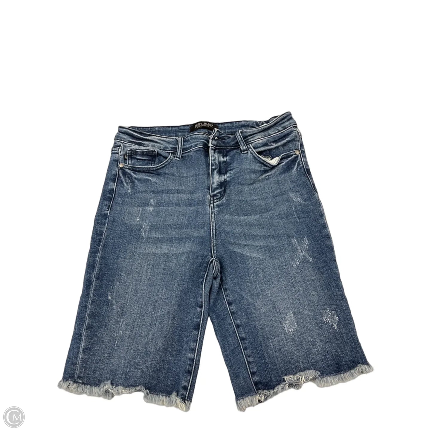 Shorts By Judy Blue In Blue Denim, Size: L