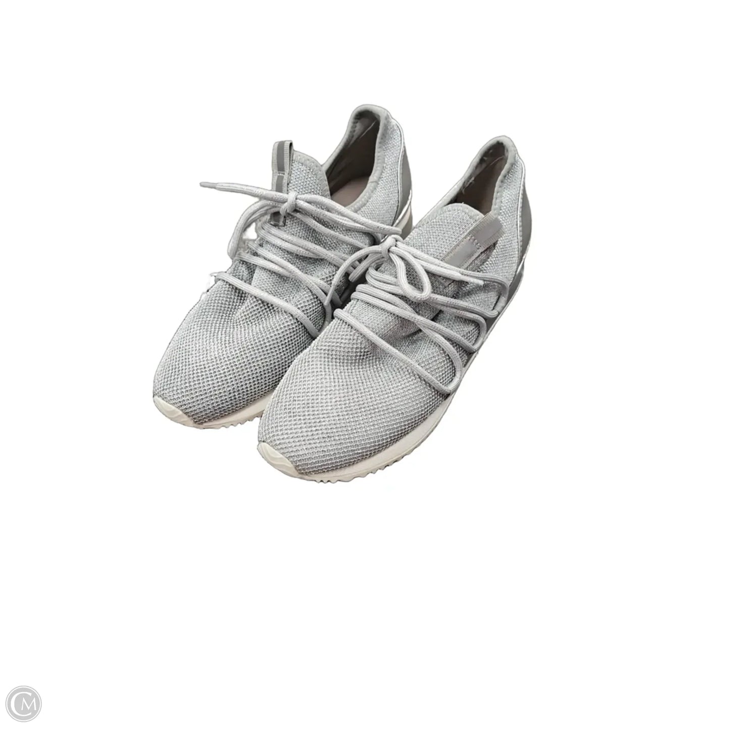 Shoes Athletic By J Slides In Silver, Size: 9