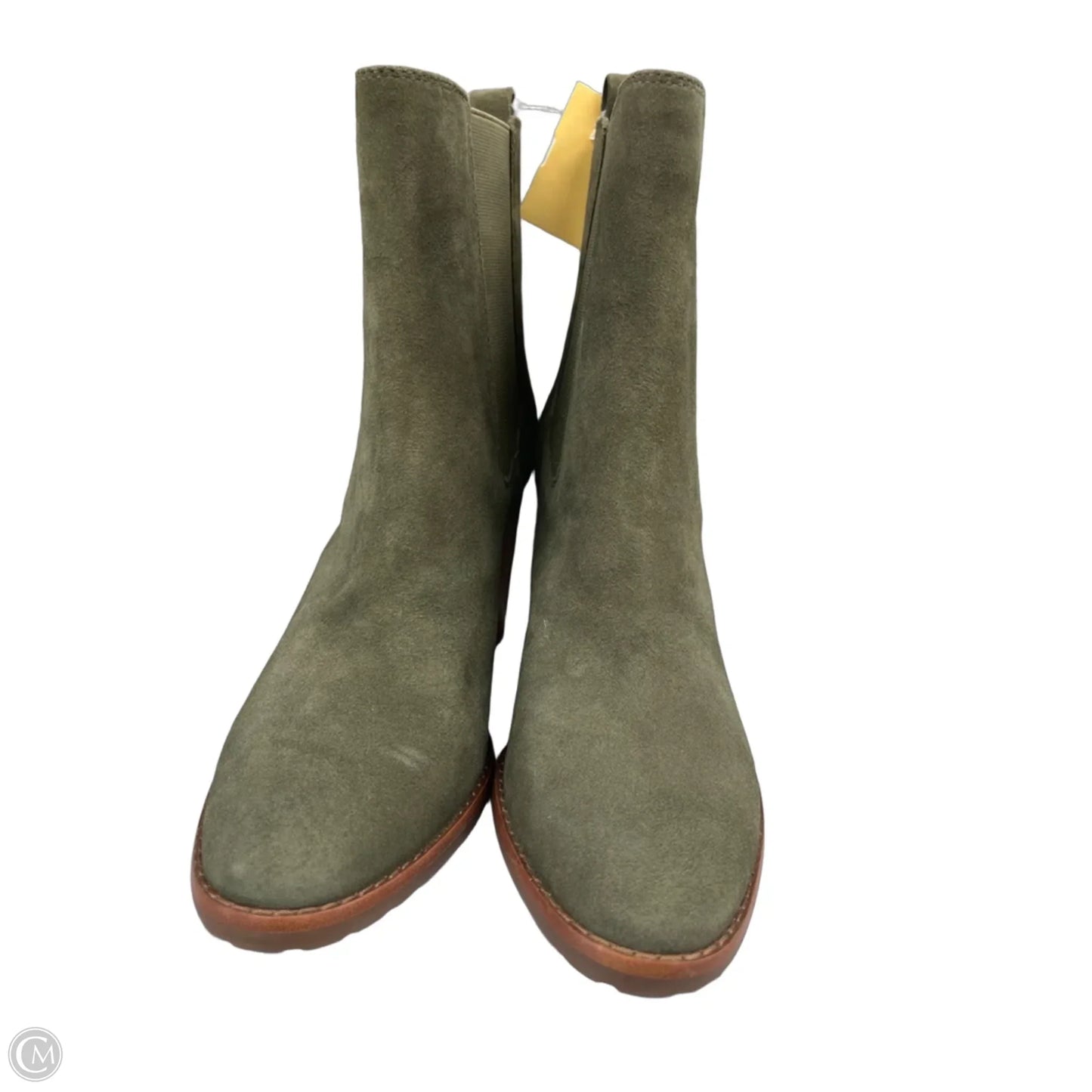 Boots Ankle Heels By Lauren By Ralph Lauren In Green, Size: 8