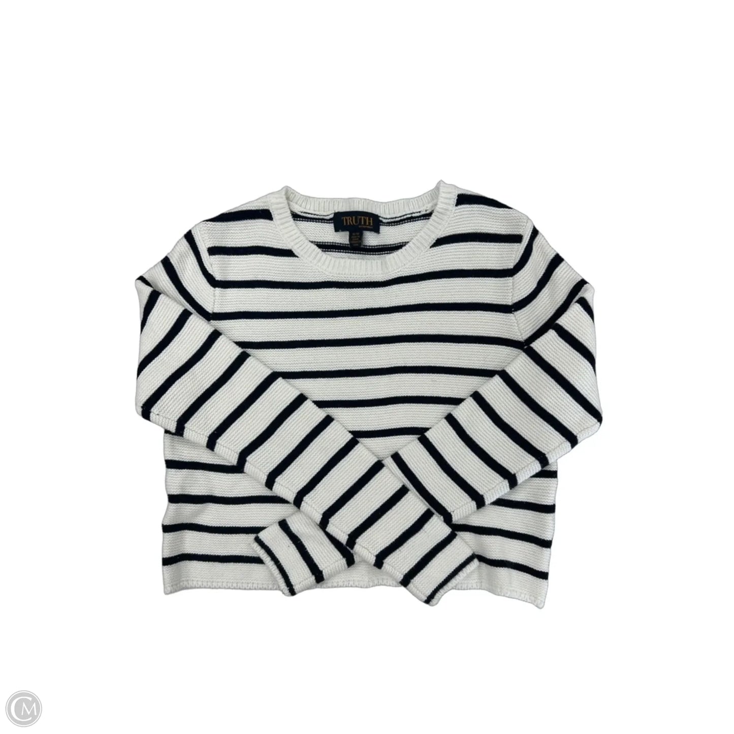 Sweater By Truth In Black & White, Size: M