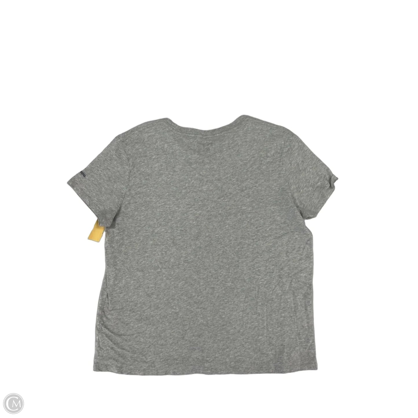 Top Short Sleeve By Columbia In Grey, Size: L
