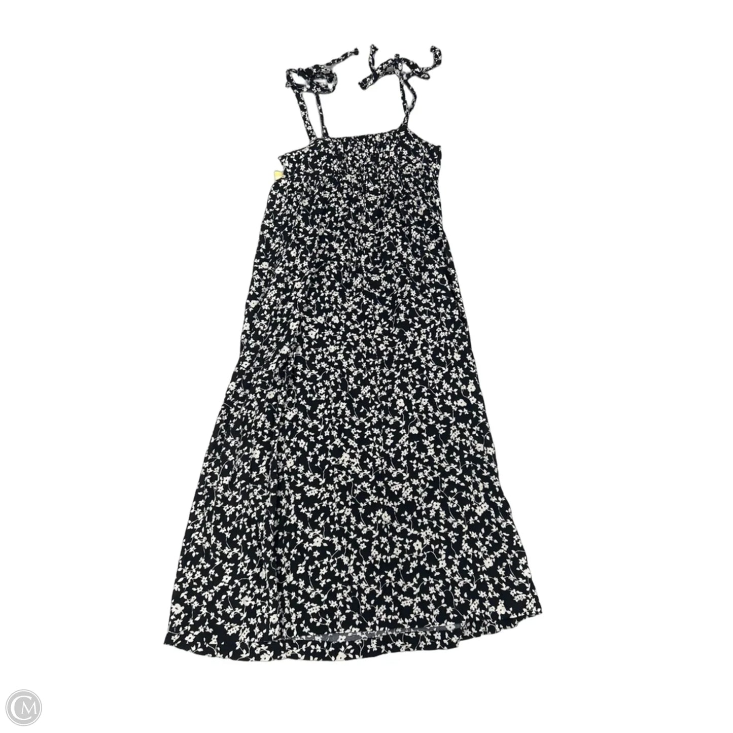 Dress Casual Midi By Old Navy In Black & White, Size: S