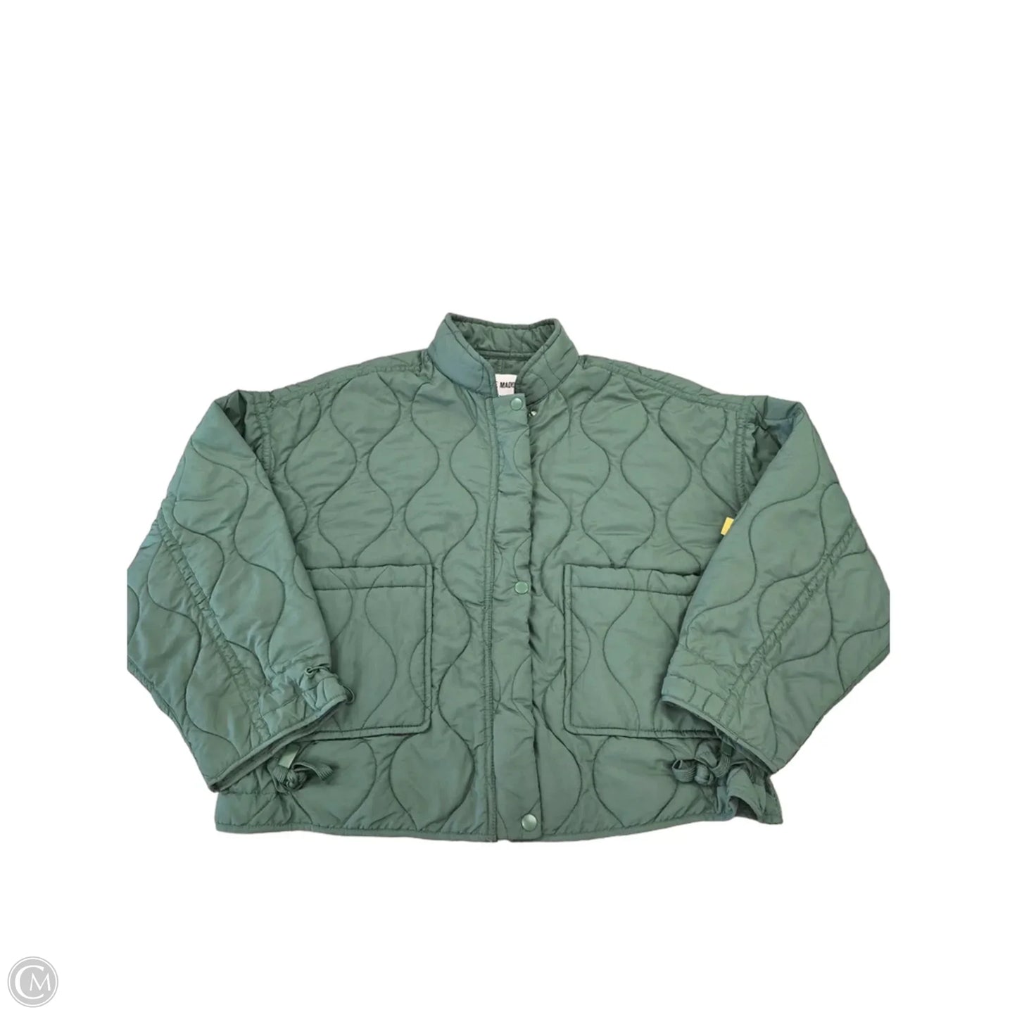 Jacket Puffer & Quilted By Steve Madden In Green, Size: M