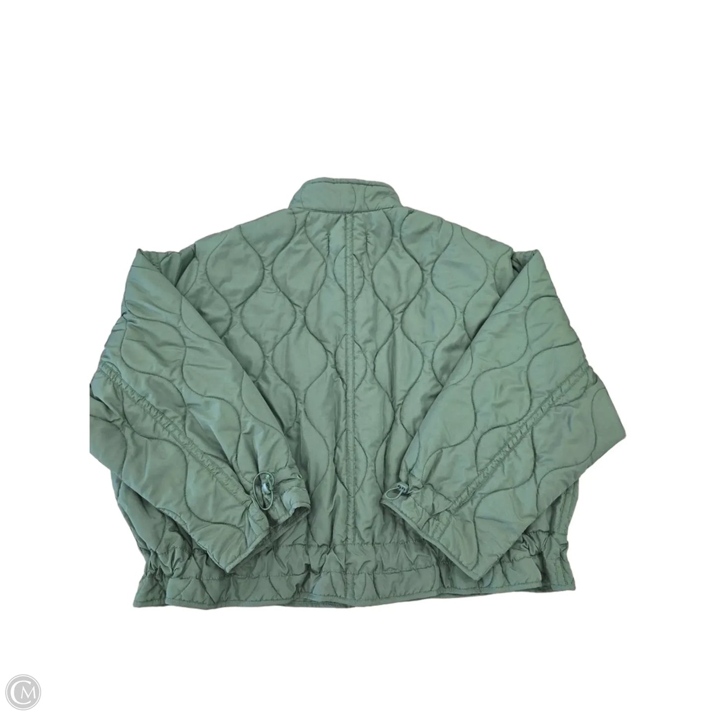 Jacket Puffer & Quilted By Steve Madden In Green, Size: M