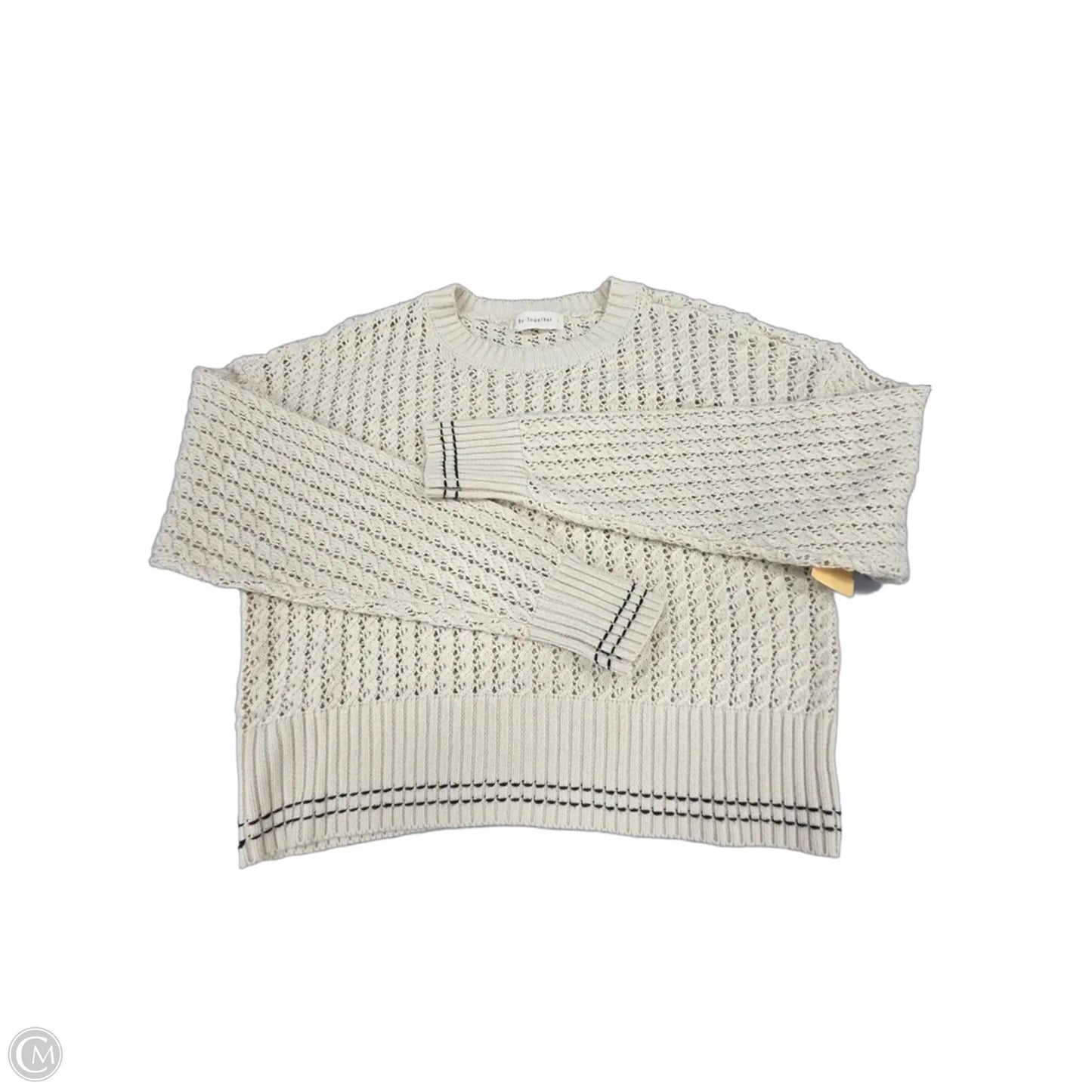 Sweater By By Together In Cream, Size: S