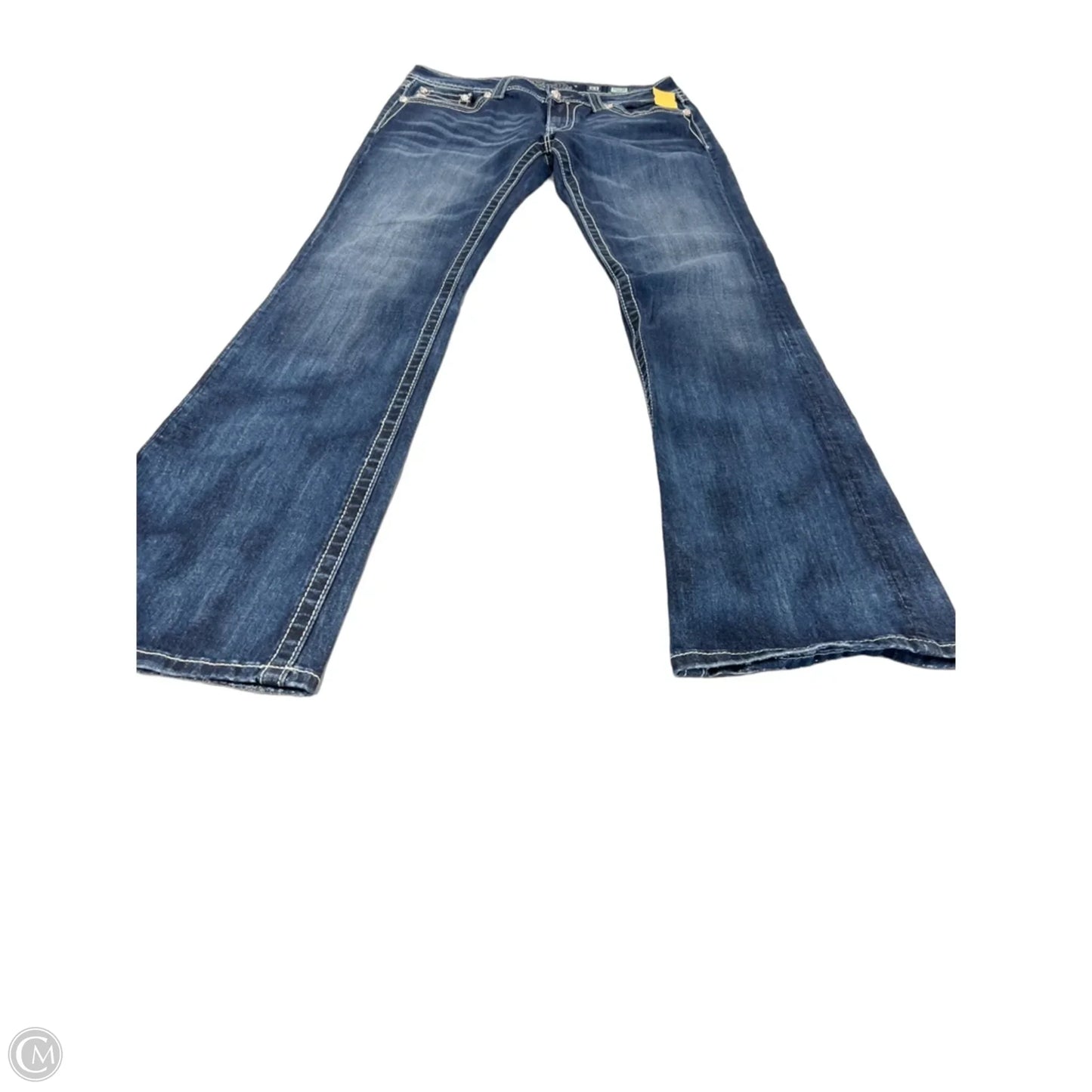 Jeans Boot Cut By Miss Me In Blue Denim, Size: 12