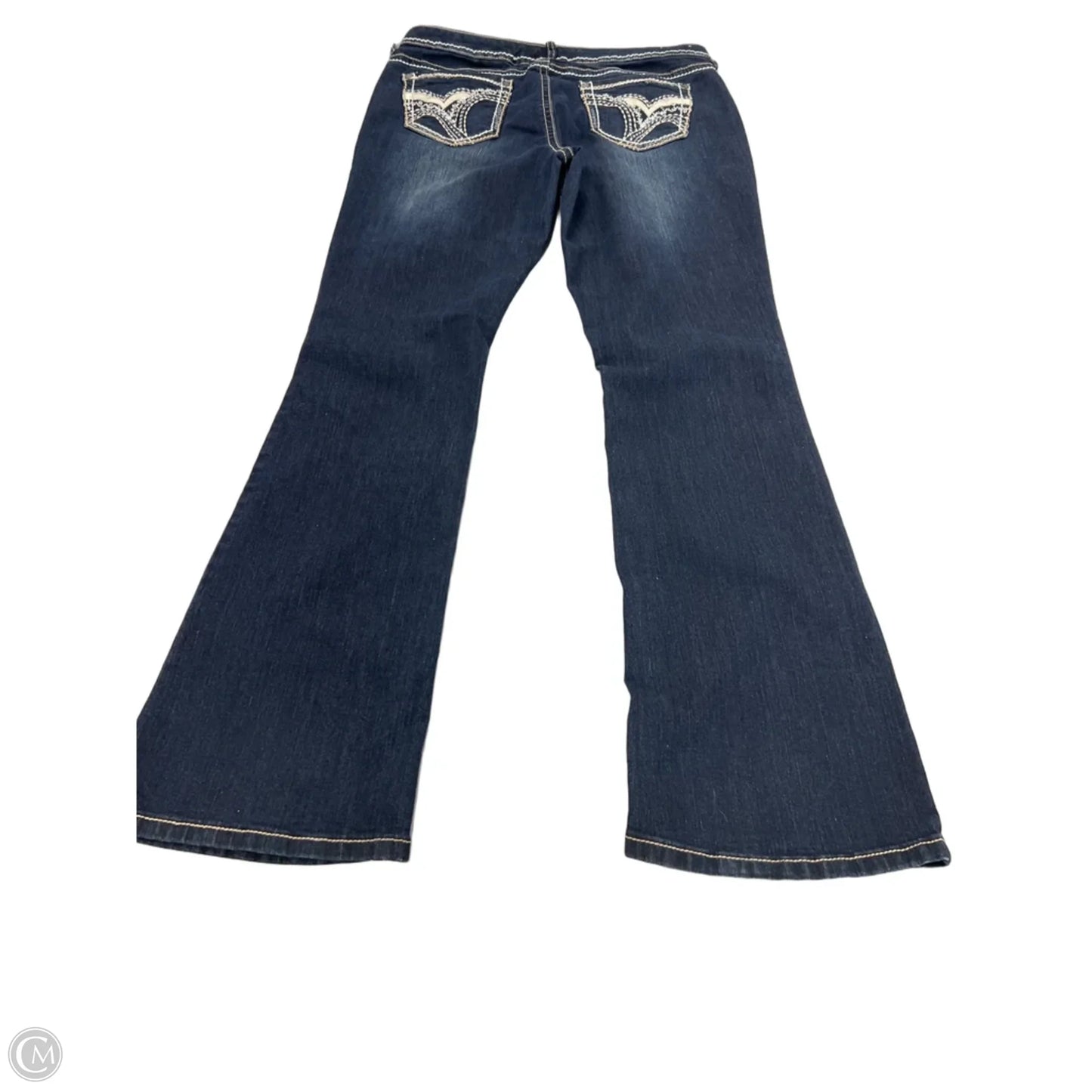 Jeans Boot Cut By Cme In Blue Denim, Size: 14