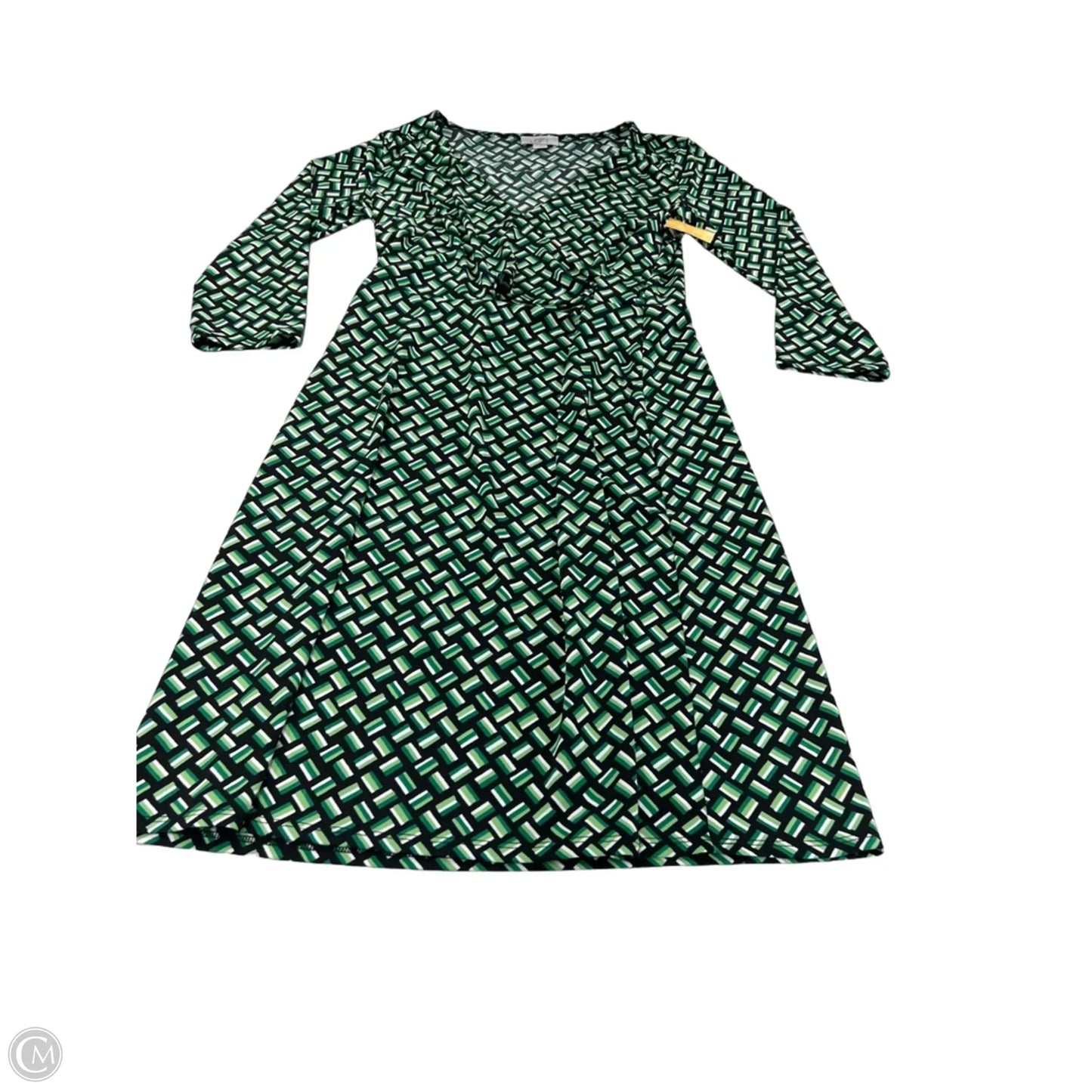 Dress Casual Short By Loft In Black & Green, Size: S