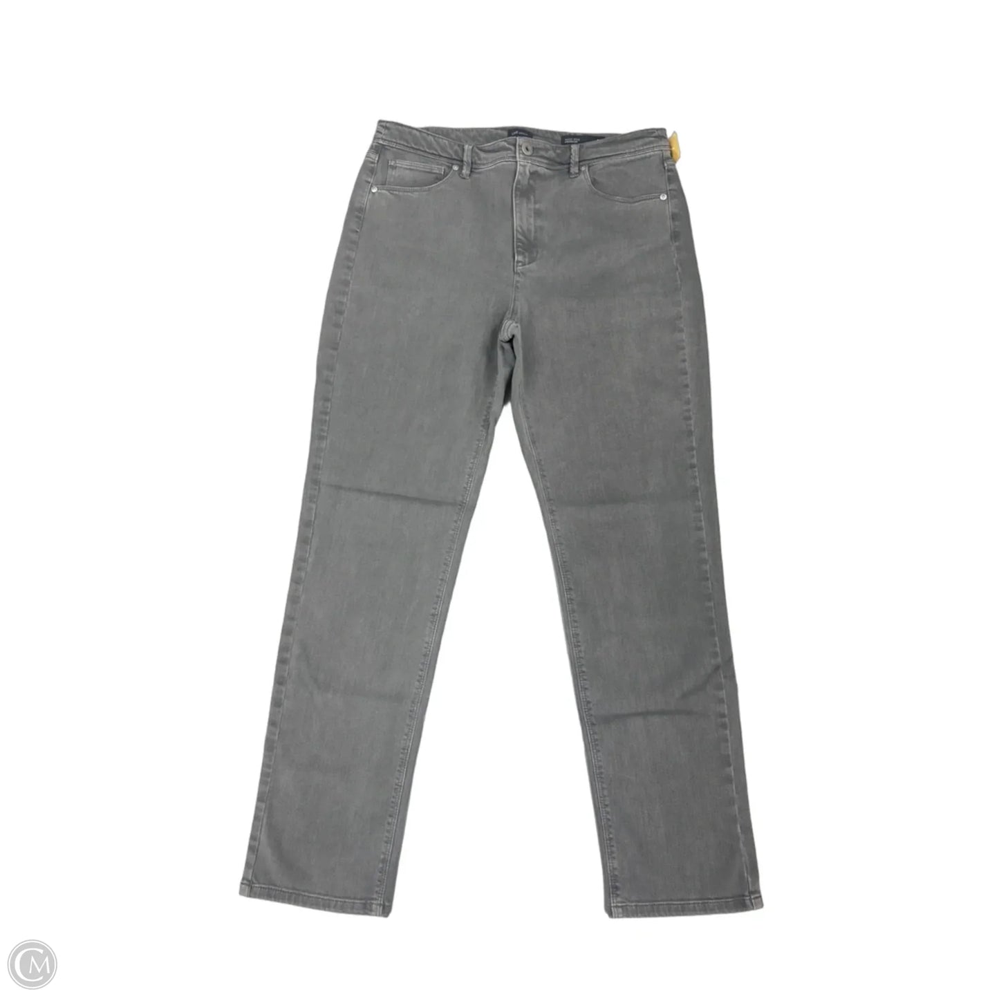 Jeans Straight By J. Jill In Grey Denim, Size: 12