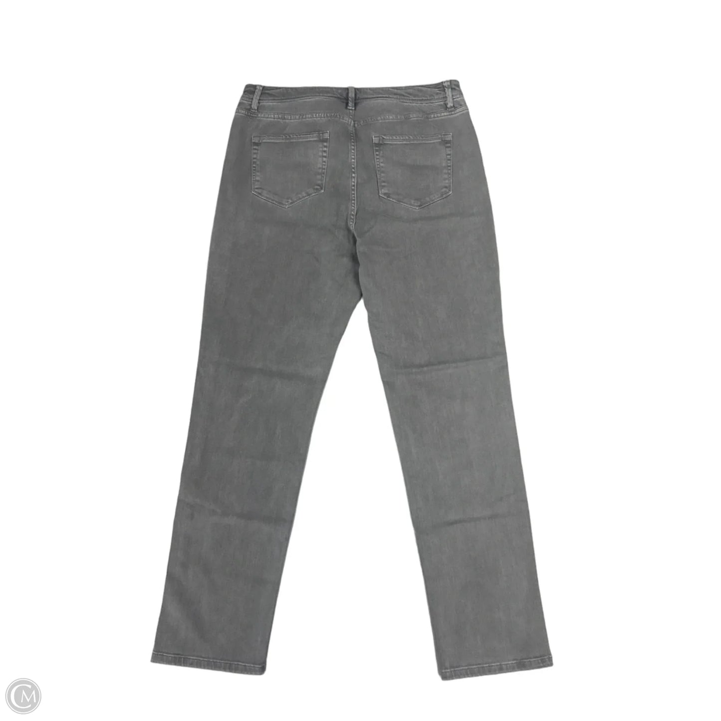 Jeans Straight By J. Jill In Grey Denim, Size: 12
