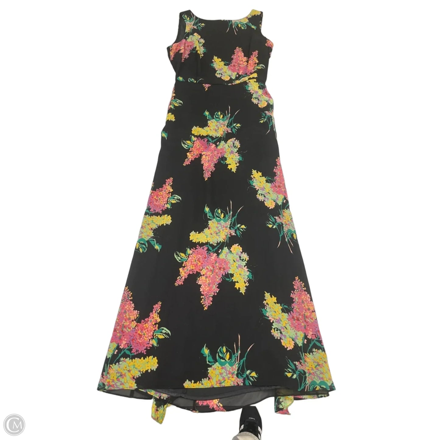 Dress Casual Maxi By Liz Claiborne In Floral Print, Size: 4