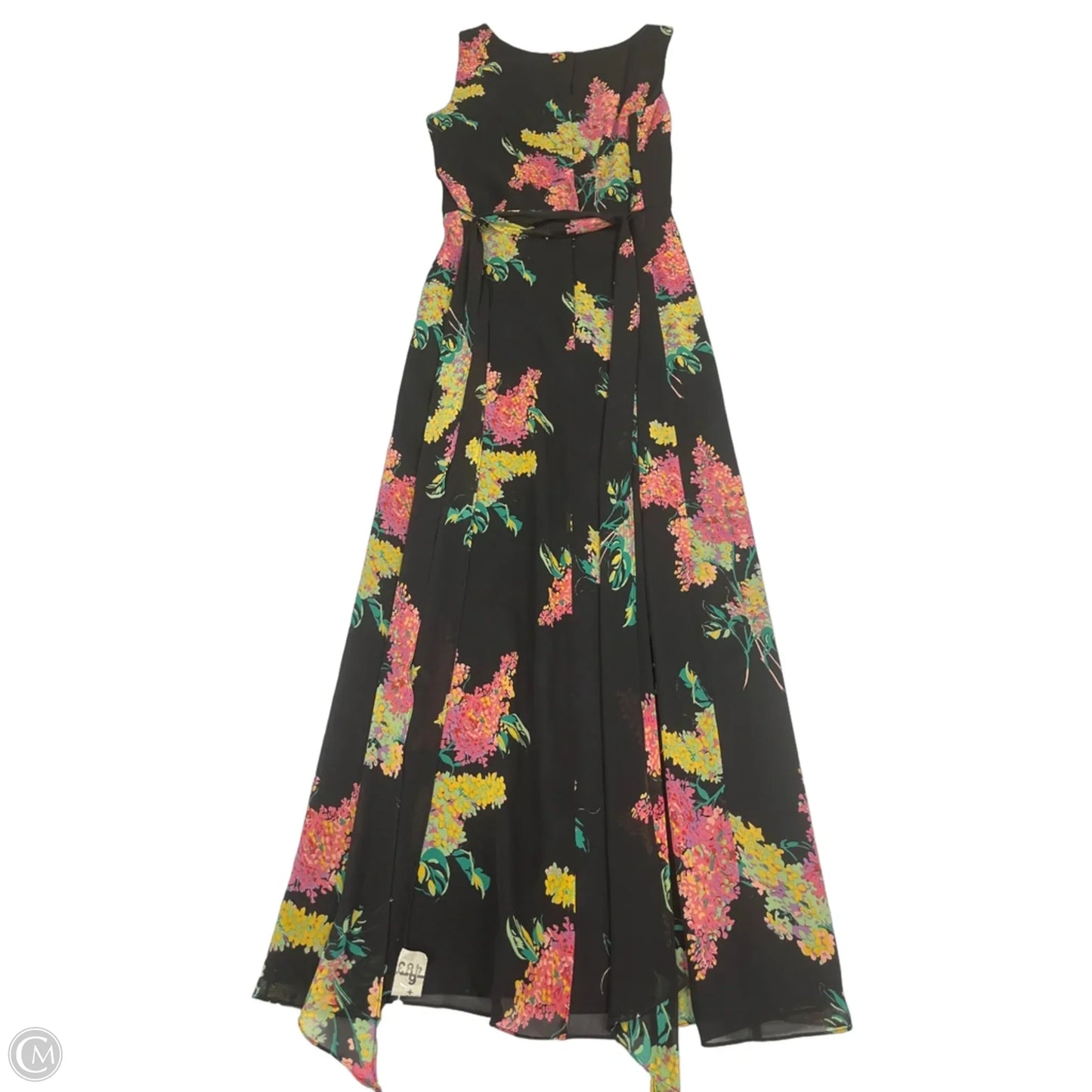 Dress Casual Maxi By Liz Claiborne In Floral Print, Size: 4