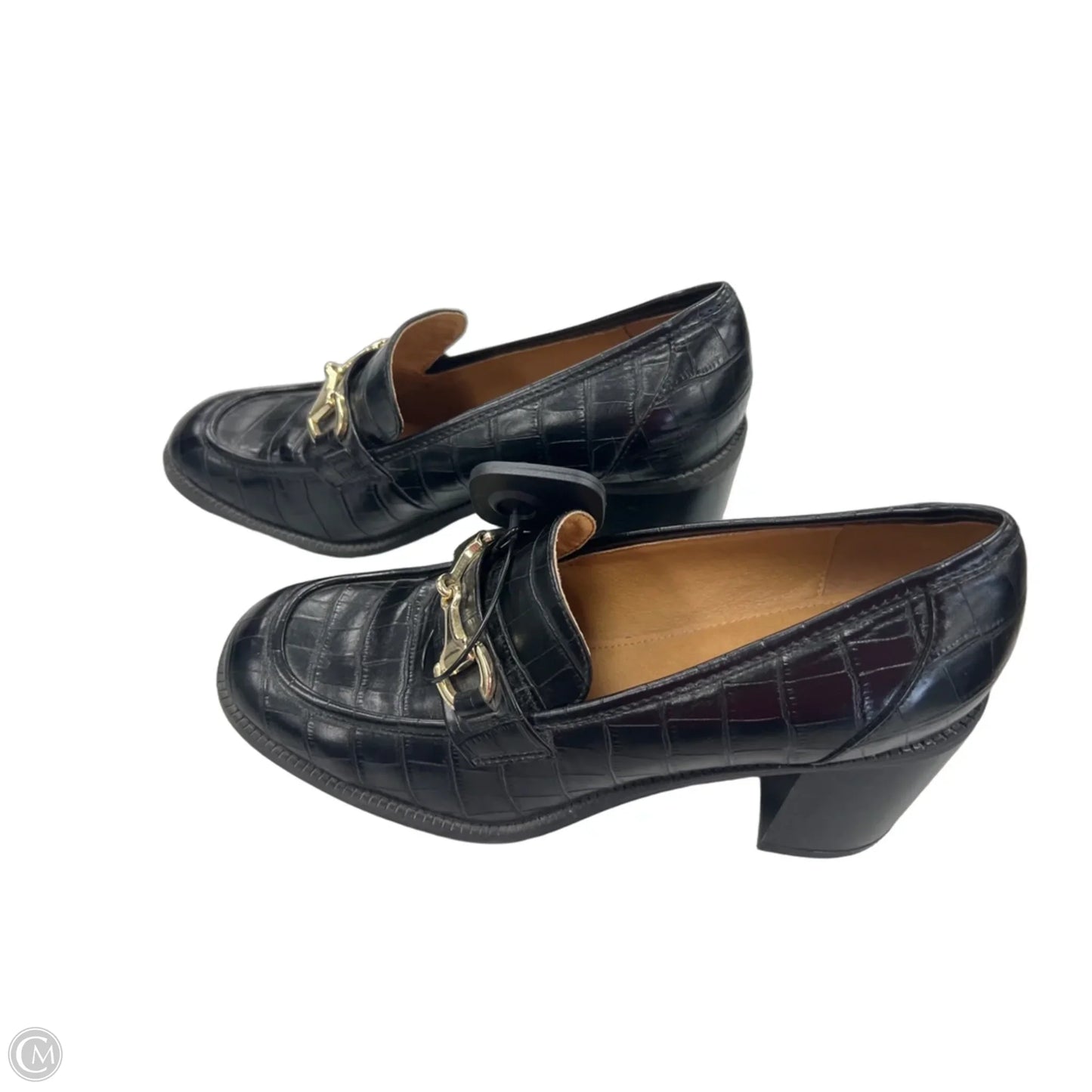 Shoes Heels Block By Nine West In Black, Size: 8.5