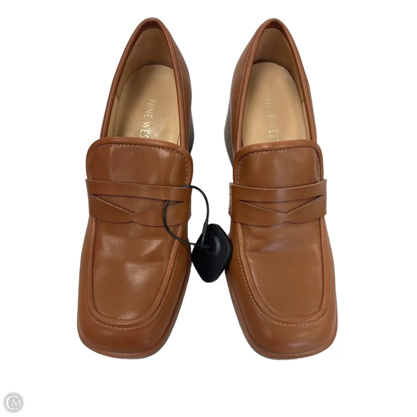 Shoes Heels Block By Nine West In Tan, Size: 8.5