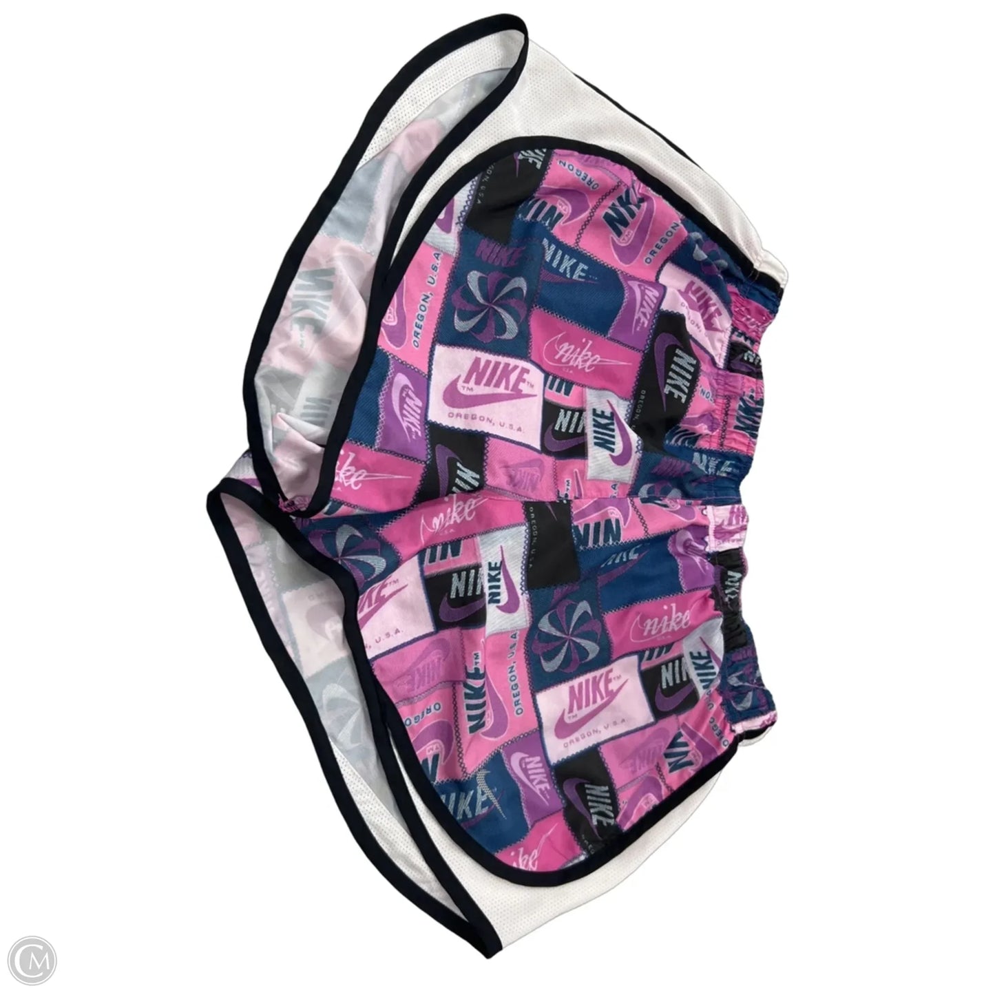 Athletic Shorts By Nike In Blue & Pink, Size: L