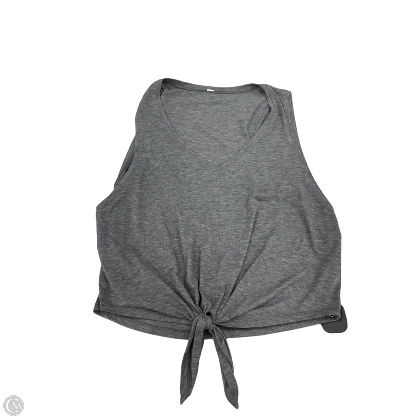 Top Sleeveless By Lululemon In Grey, Size: 12