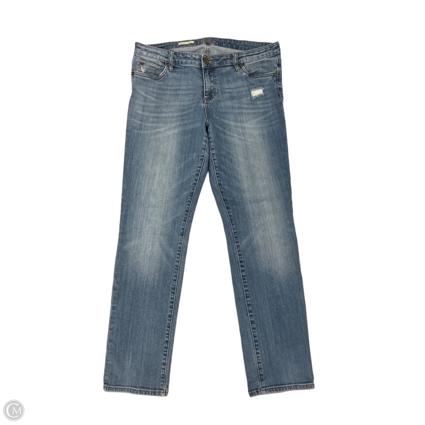 Jeans Boyfriend By Kut In Blue Denim, Size: 14