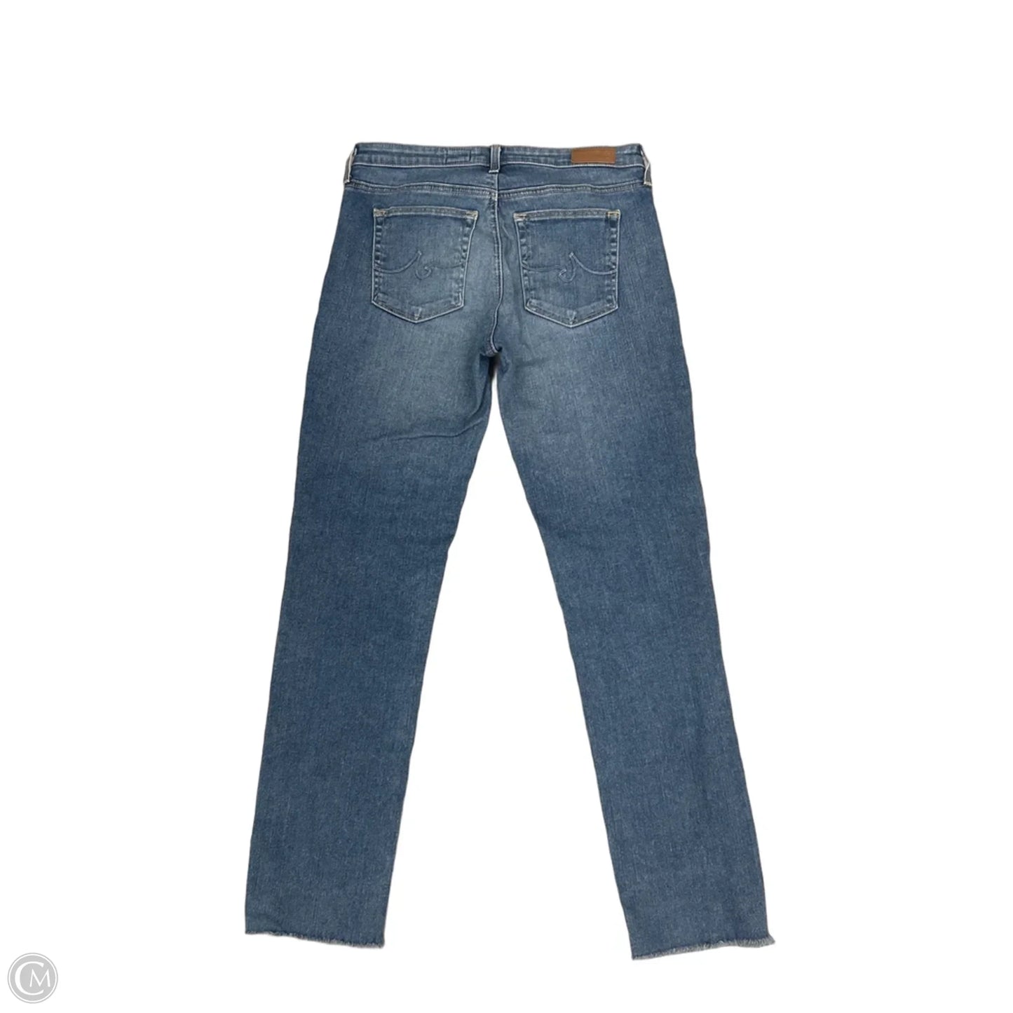 Jeans Straight By Adriano Goldschmied In Blue Denim, Size: 6