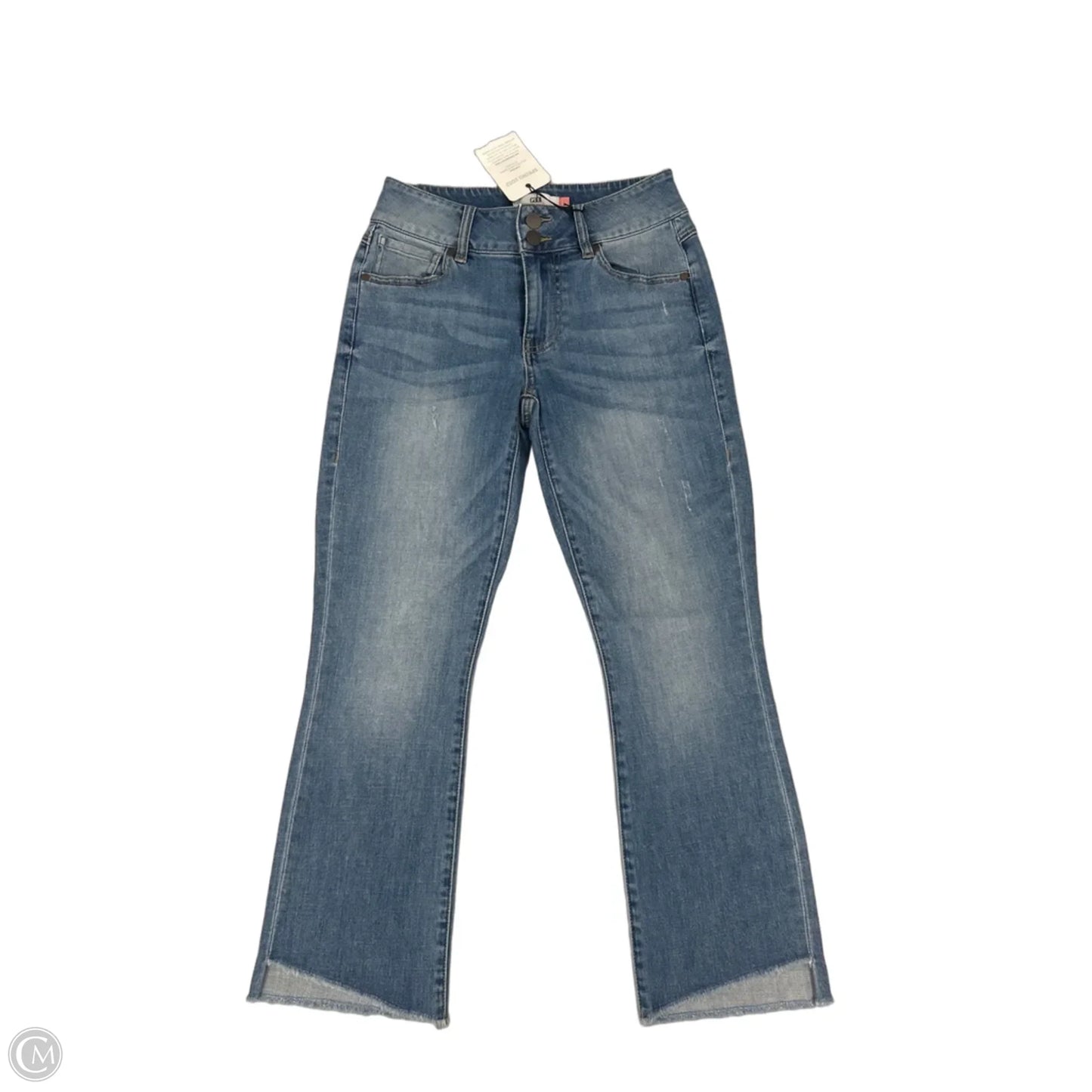 Jeans Flared By Cabi In Blue Denim, Size: 2