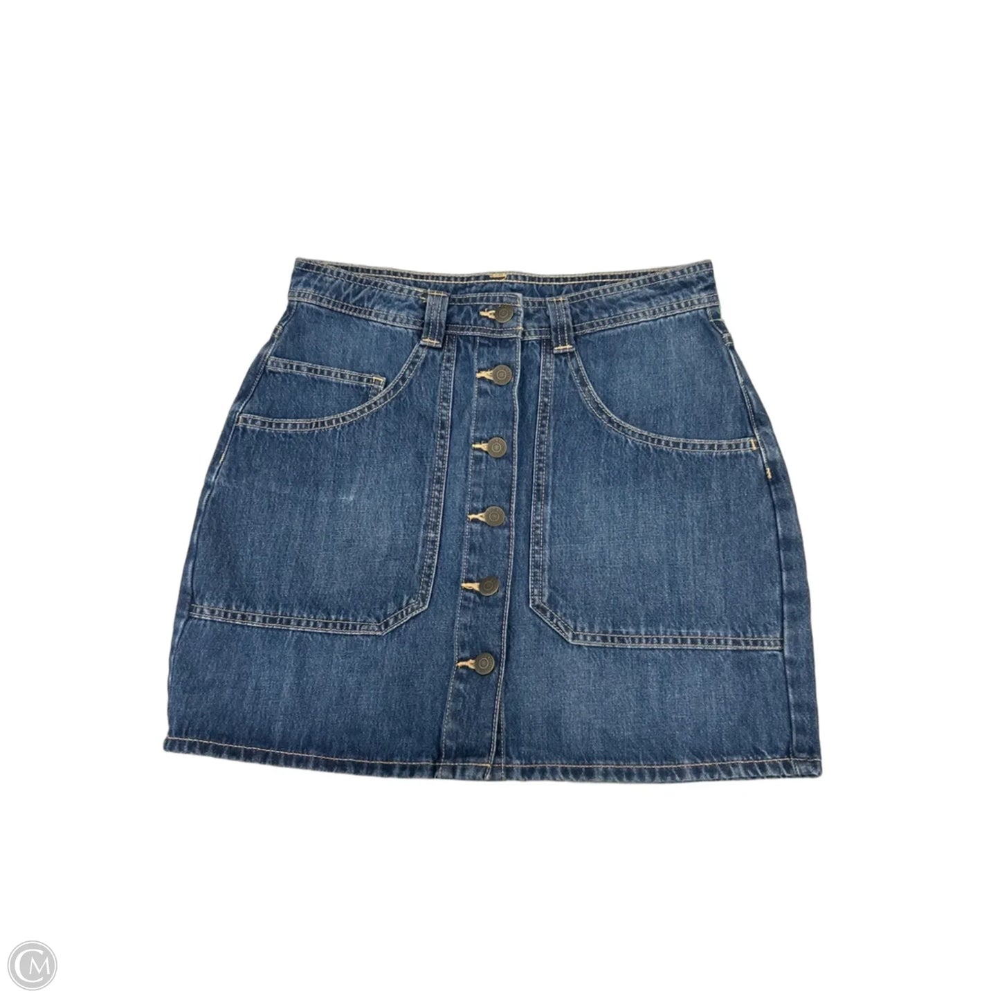 Skirt Mini & Short By Old Navy In Blue Denim, Size: 2