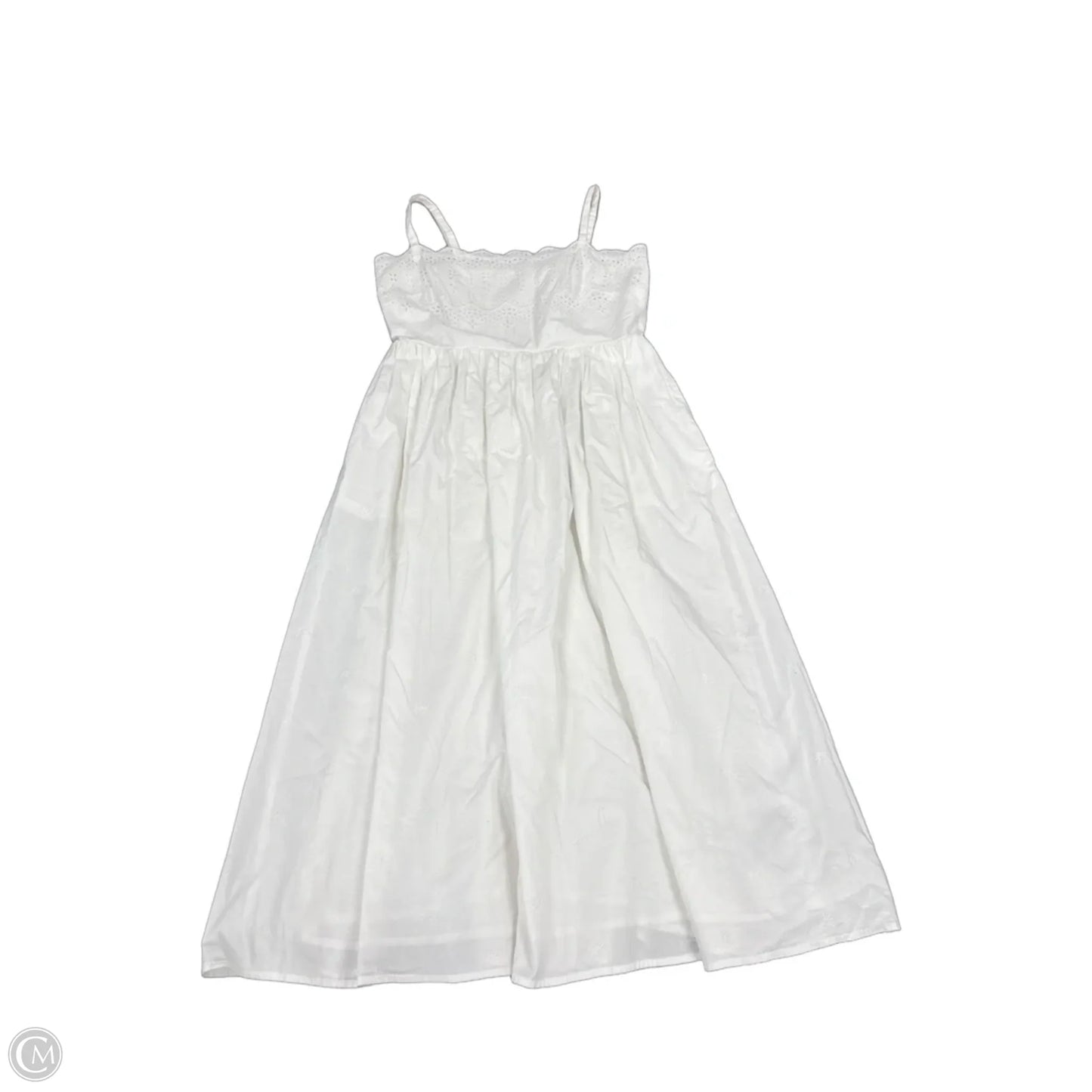 Dress Casual Midi By Gap In White, Size: S