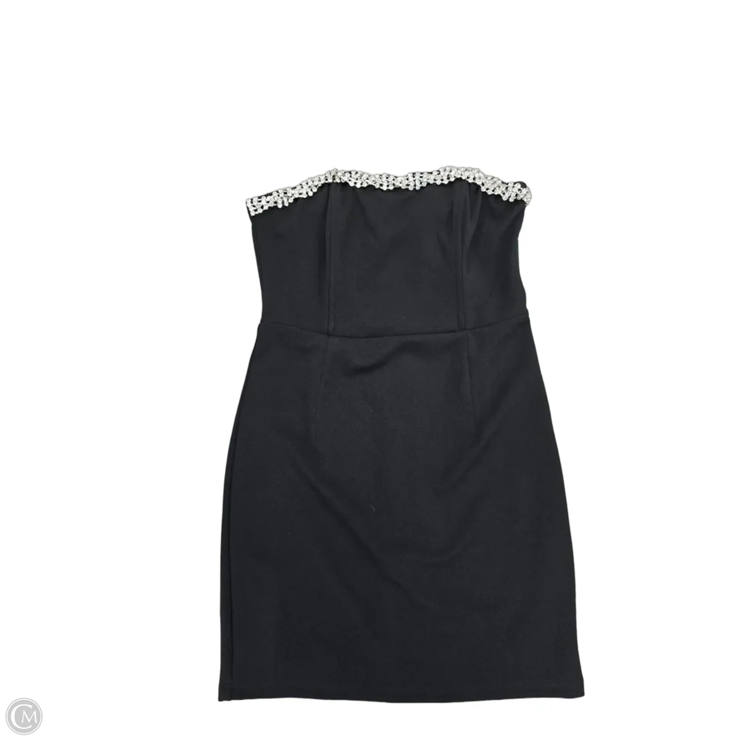 Dress Casual Short By Lulus In Black & Silver, Size: M