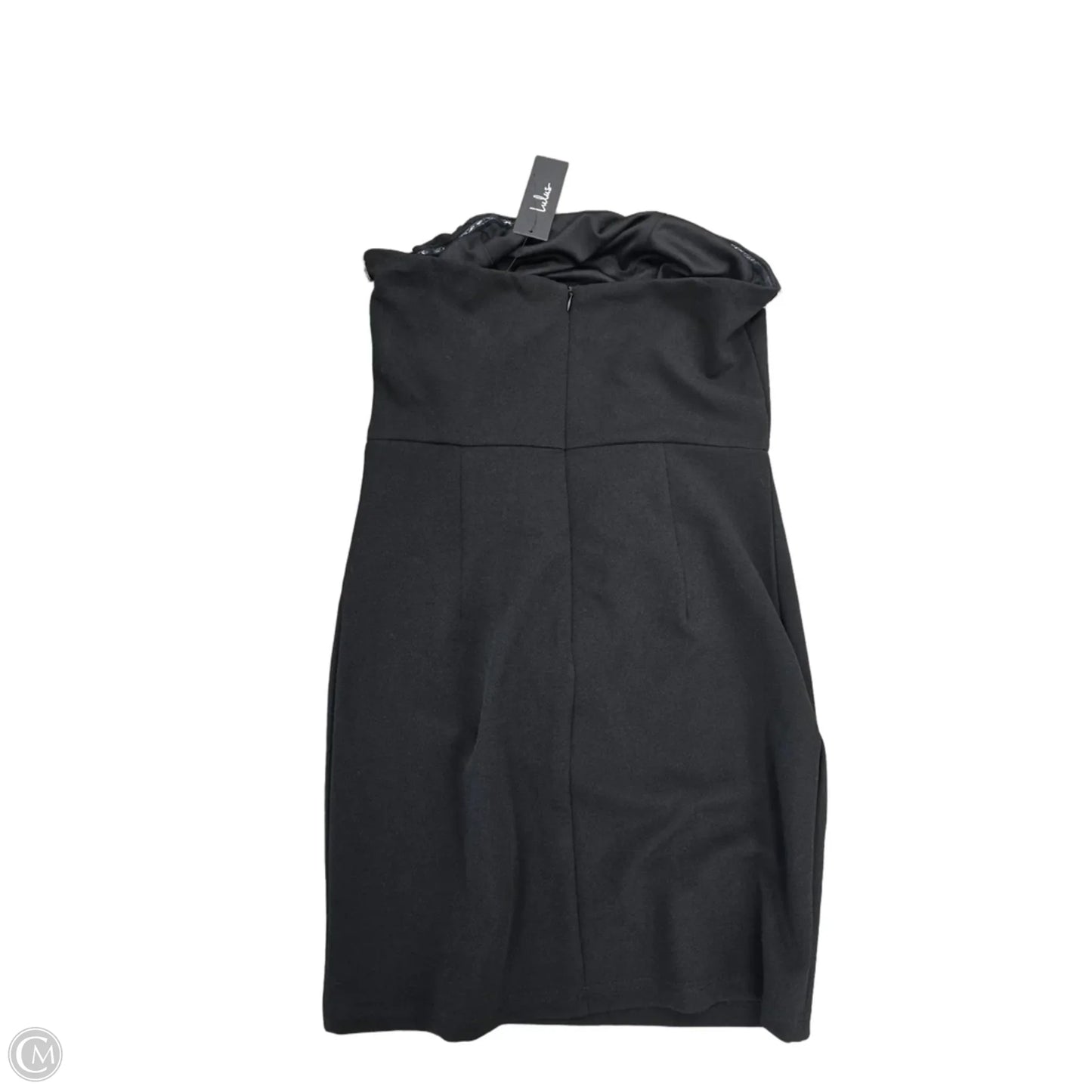 Dress Casual Short By Lulus In Black & Silver, Size: M