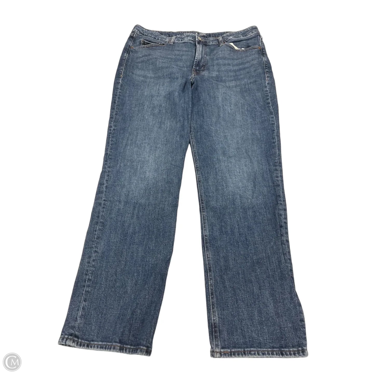 Jeans Wide Leg By Old Navy In Blue Denim, Size: 16