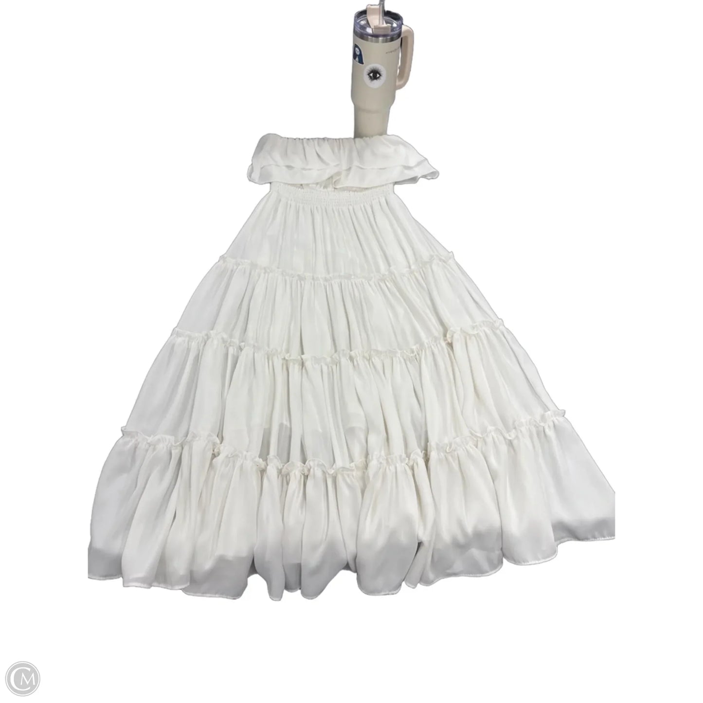 Dress Casual Midi By 1.state In White, Size: Xs