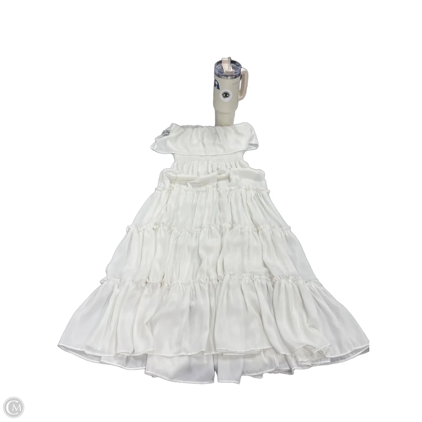 Dress Casual Midi By 1.state In White, Size: Xs
