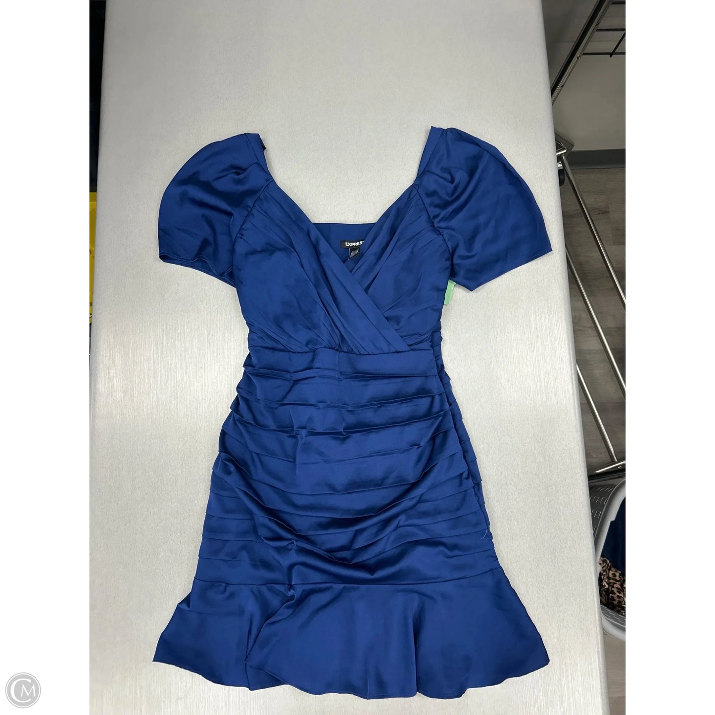 Dress Casual Short By Express In Blue, Size: 4