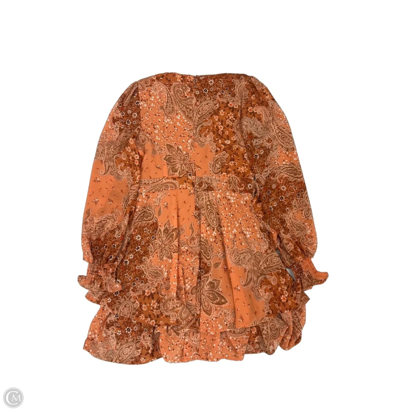 Dress Casual Short By Cmc In Orange, Size: M