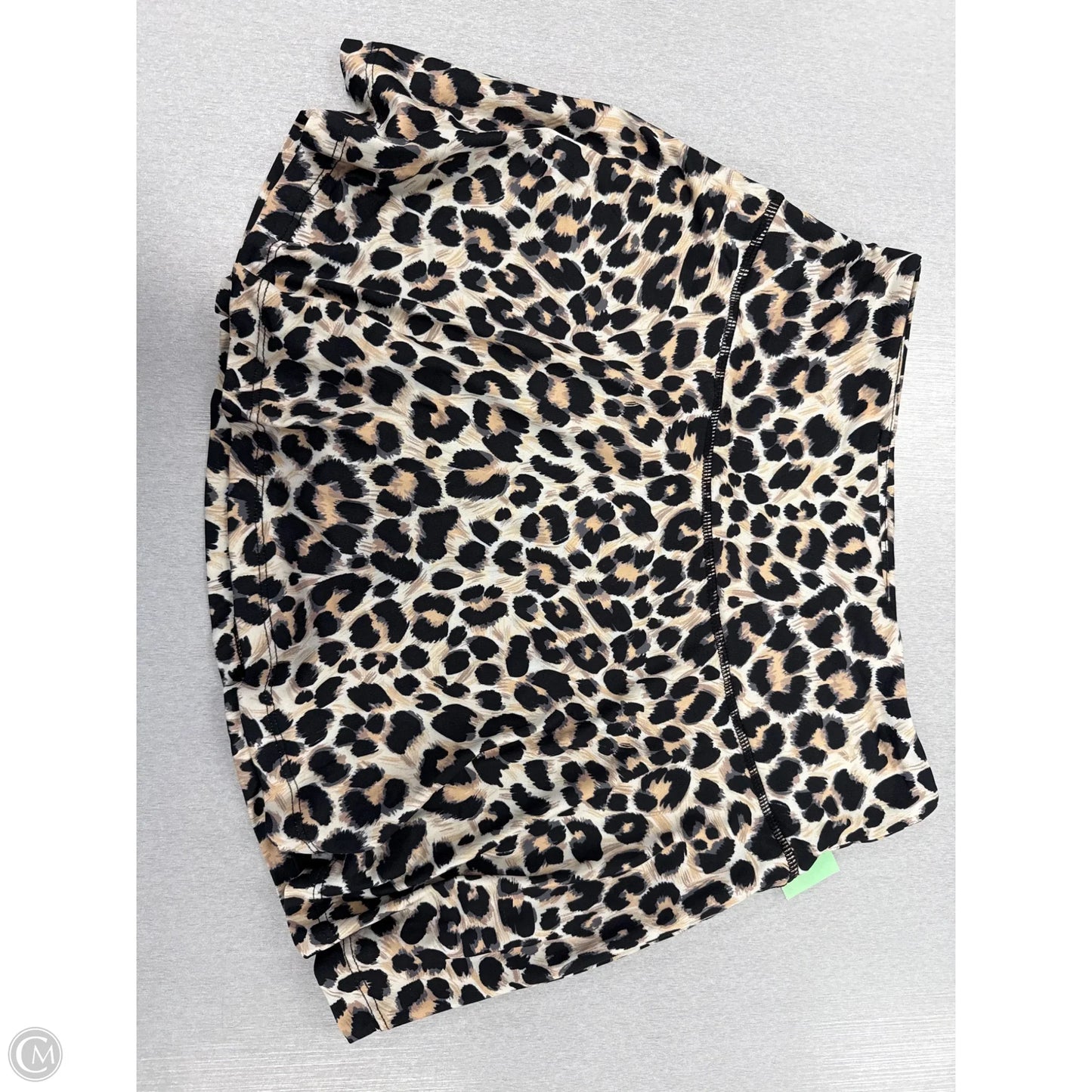 Athletic Skort By Cme In Animal Print, Size: S