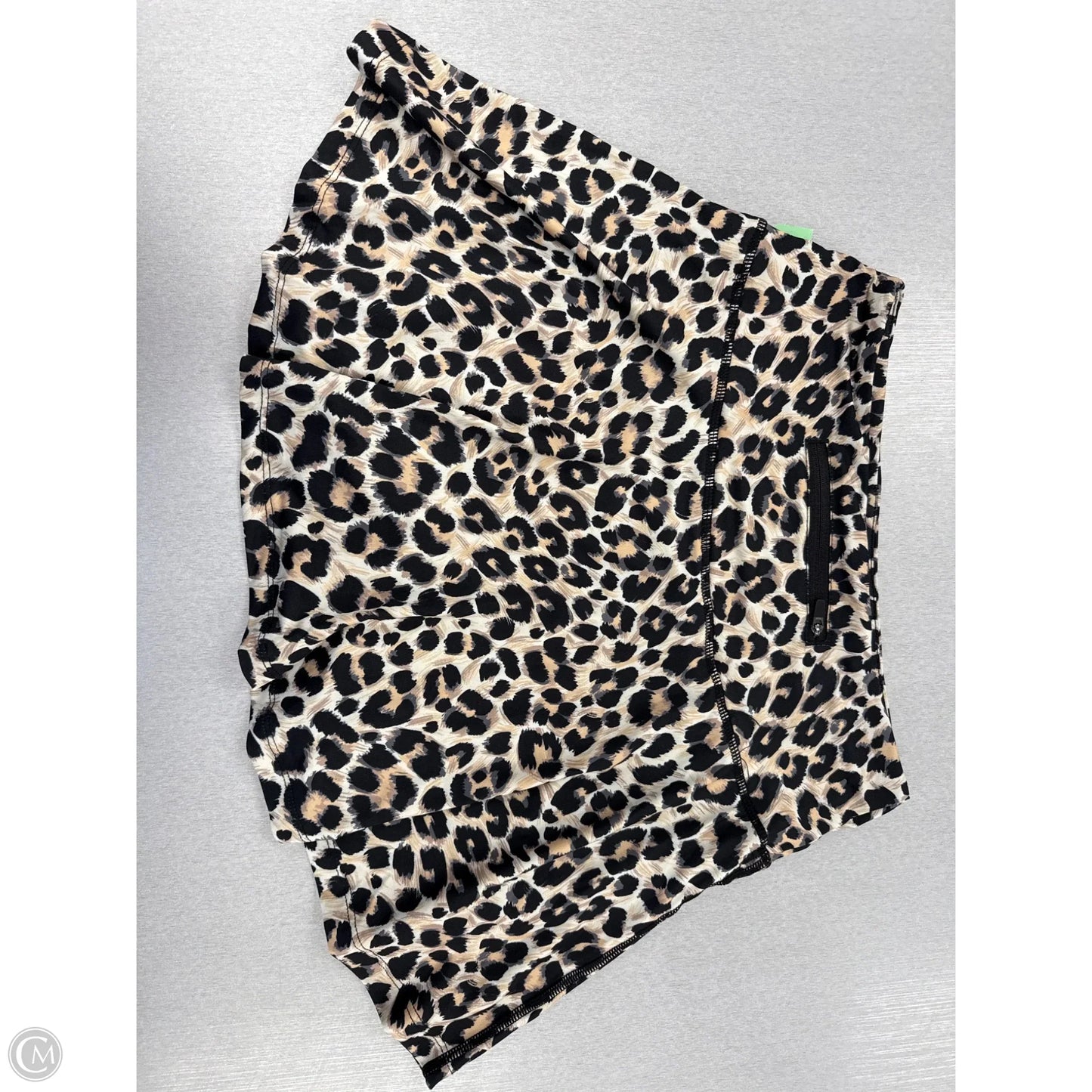 Athletic Skort By Cme In Animal Print, Size: S
