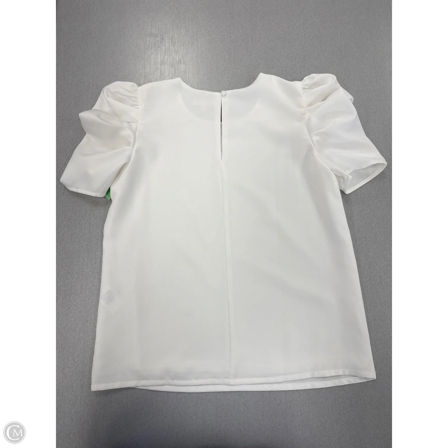 Top Short Sleeve By Tcec In White, Size: S