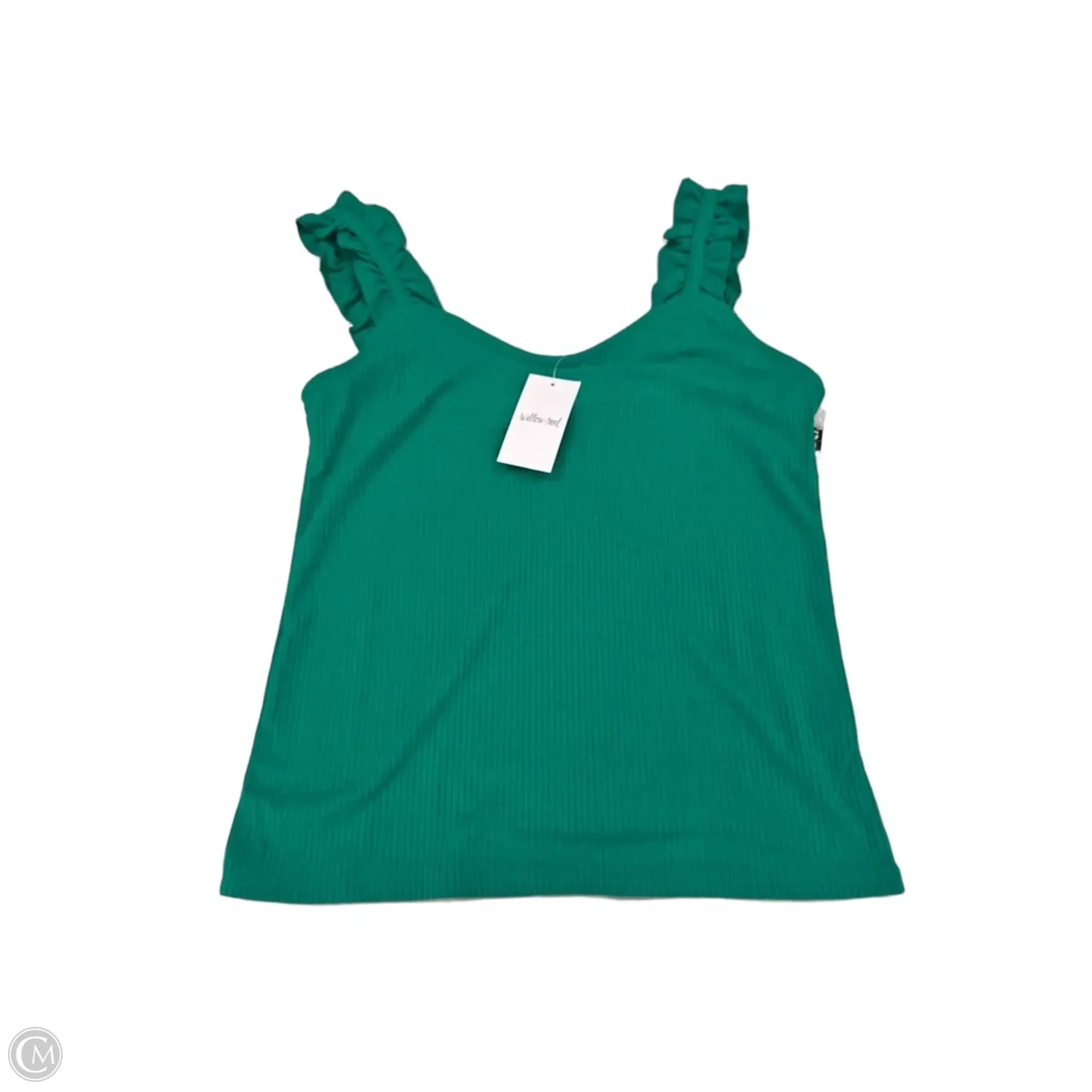Tank Top By Willow & Root In Green, Size: L