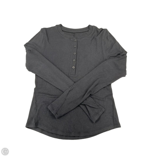 Top Long Sleeve By Lululemon In Black, Size: 4