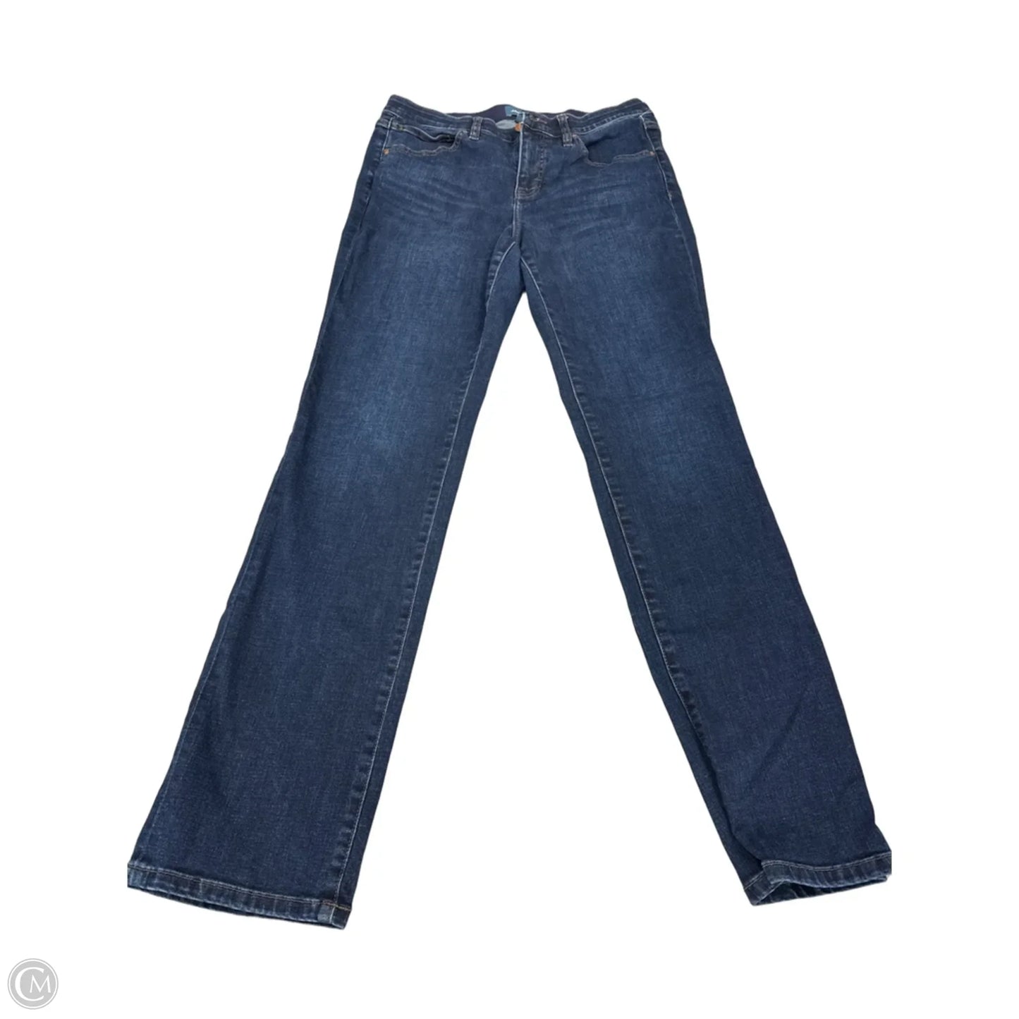 Jeans Straight By Jag In Blue Denim, Size: 14