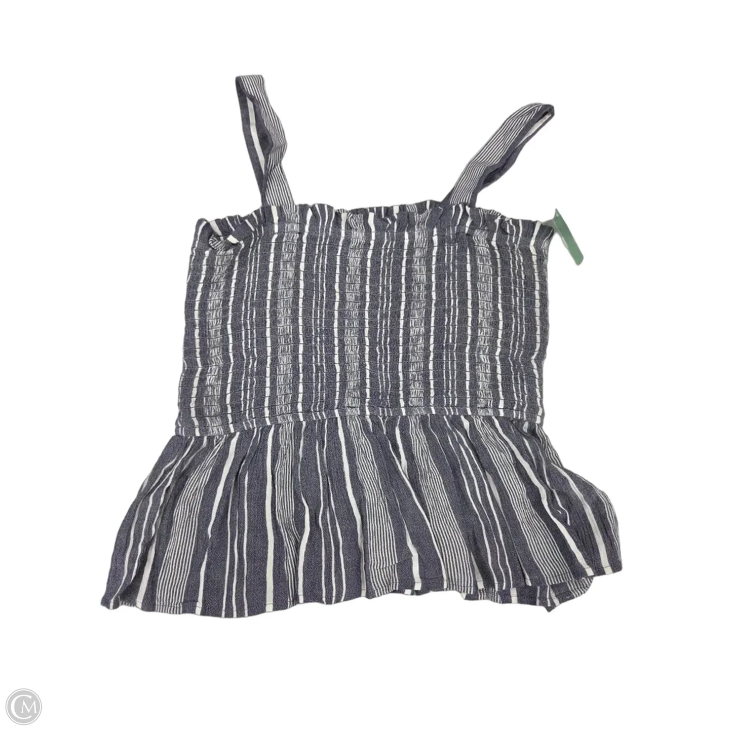 Tank Top By Loft In Blue & White, Size: Xs