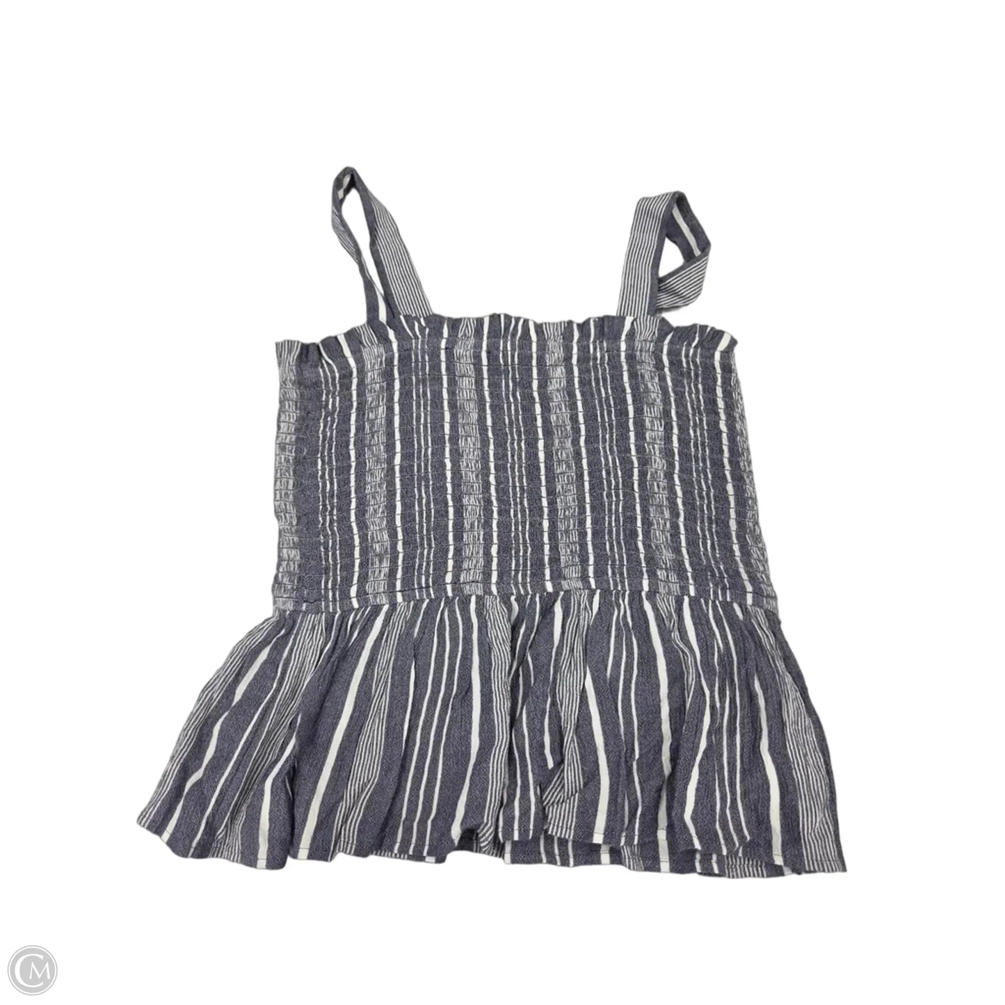 Tank Top By Loft In Blue & White, Size: Xs