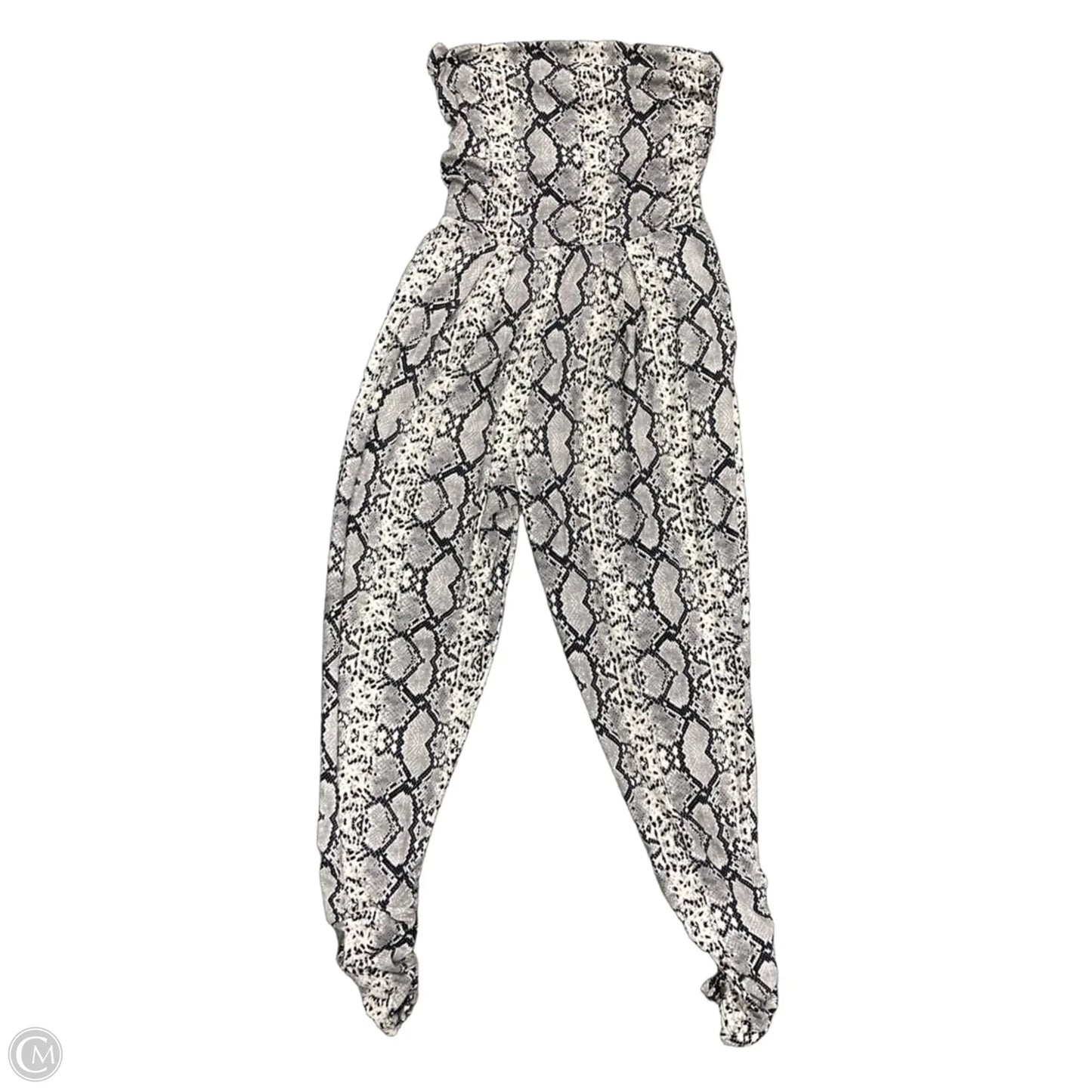 Romper By Cmf In Snakeskin Print, Size: L