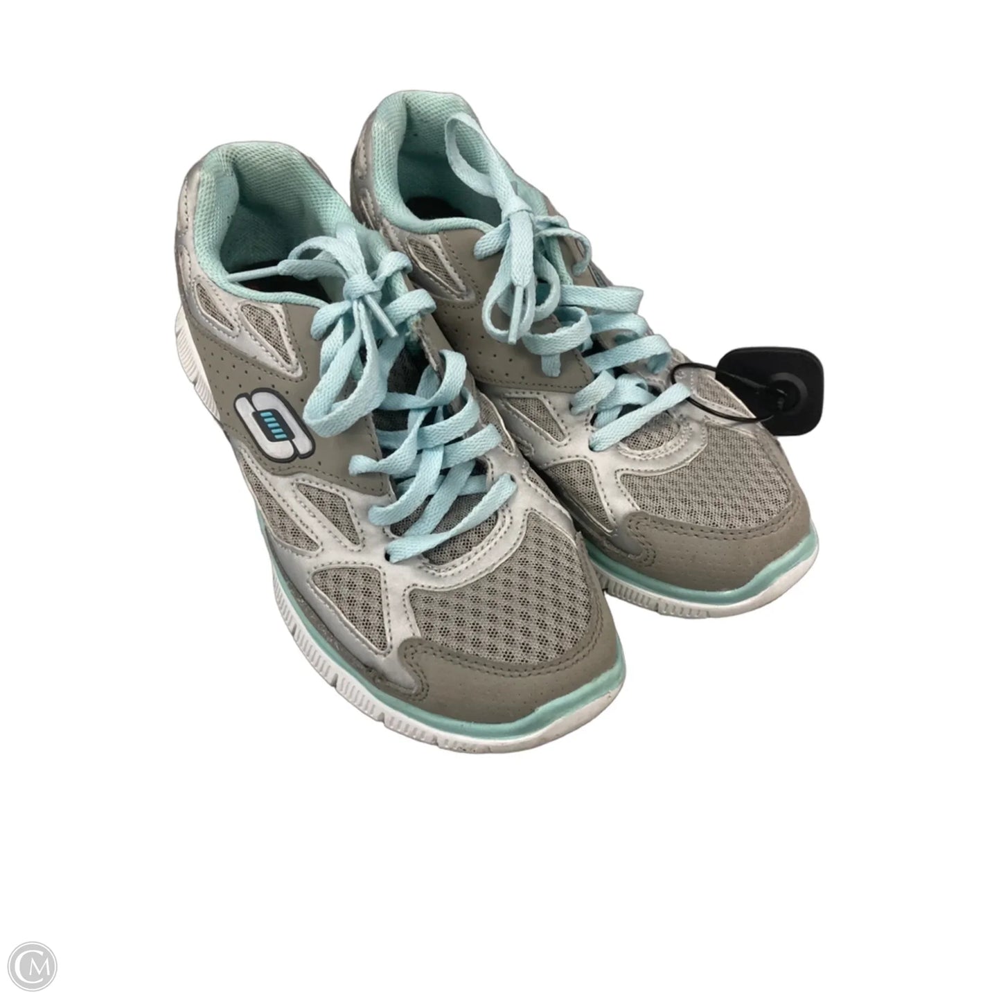 Shoes Athletic By Skechers In Blue & Grey, Size: 8.5
