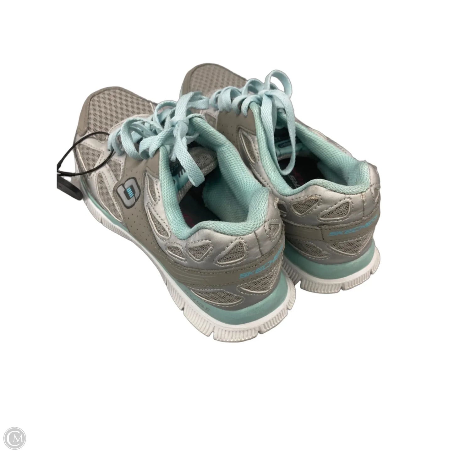 Shoes Athletic By Skechers In Blue & Grey, Size: 8.5